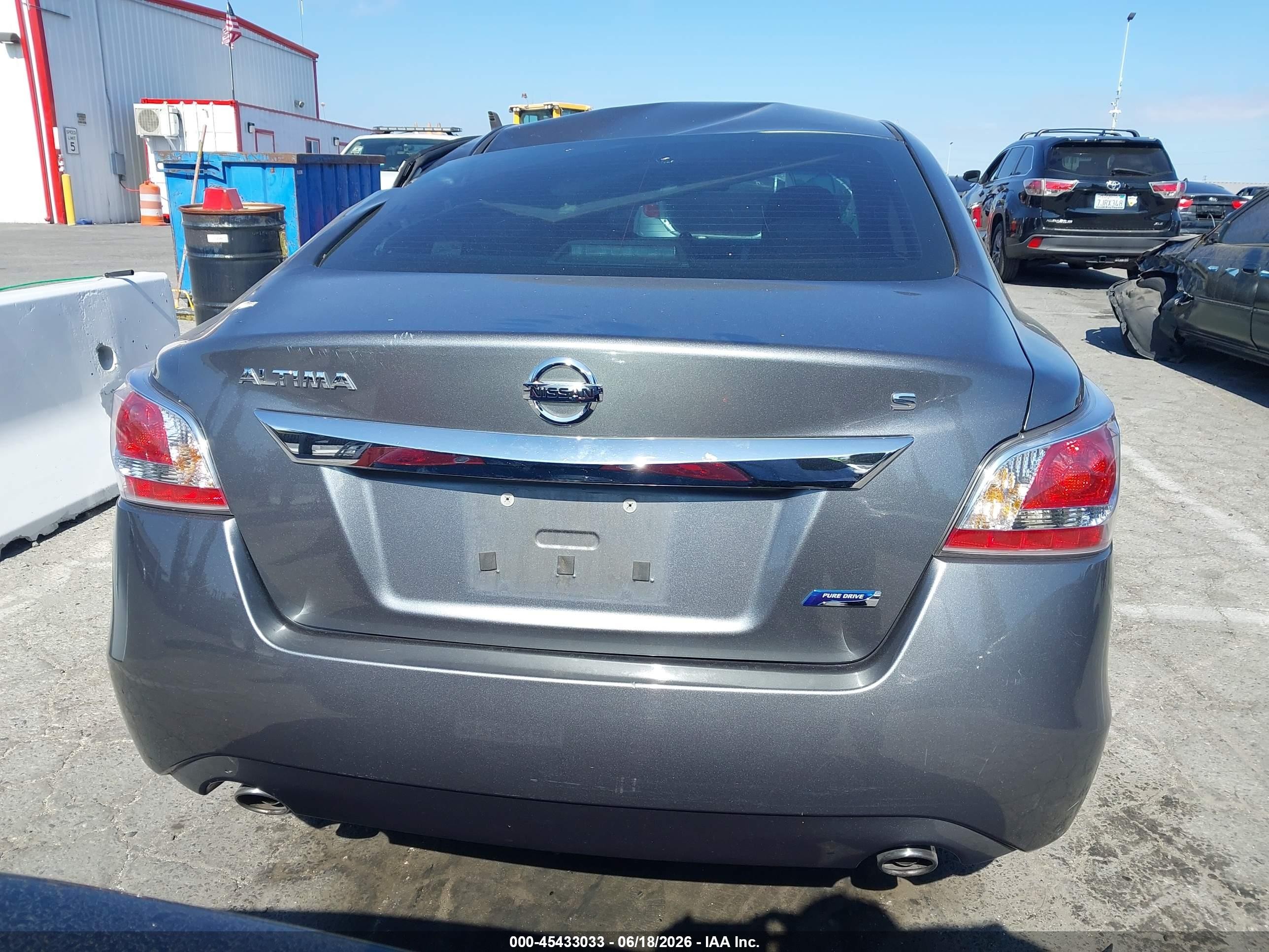 2014 Nissan Altima 2.5 S Gray vin: 1N4AL3AP8EN356298