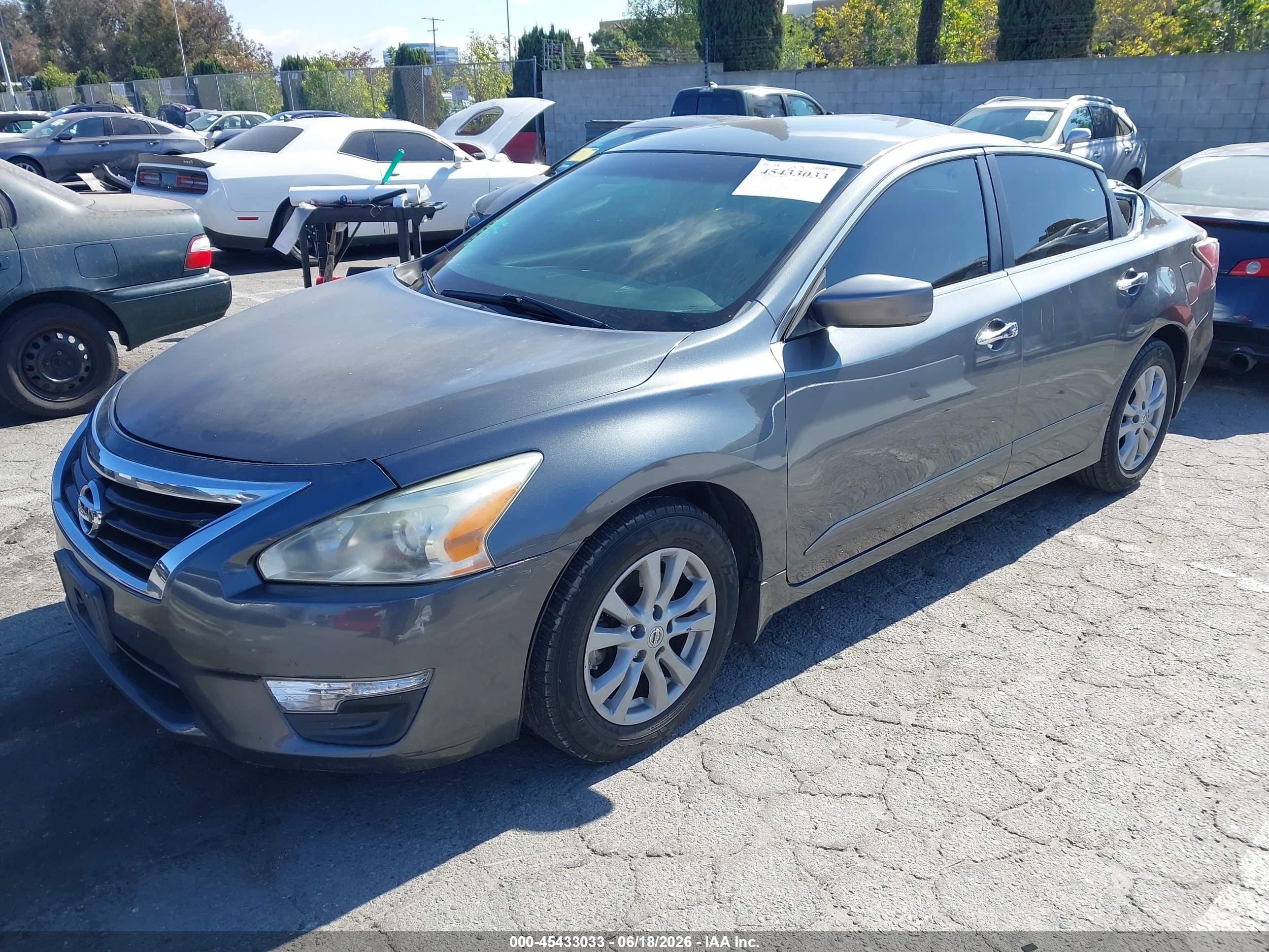 2014 Nissan Altima 2.5 S Gray vin: 1N4AL3AP8EN356298