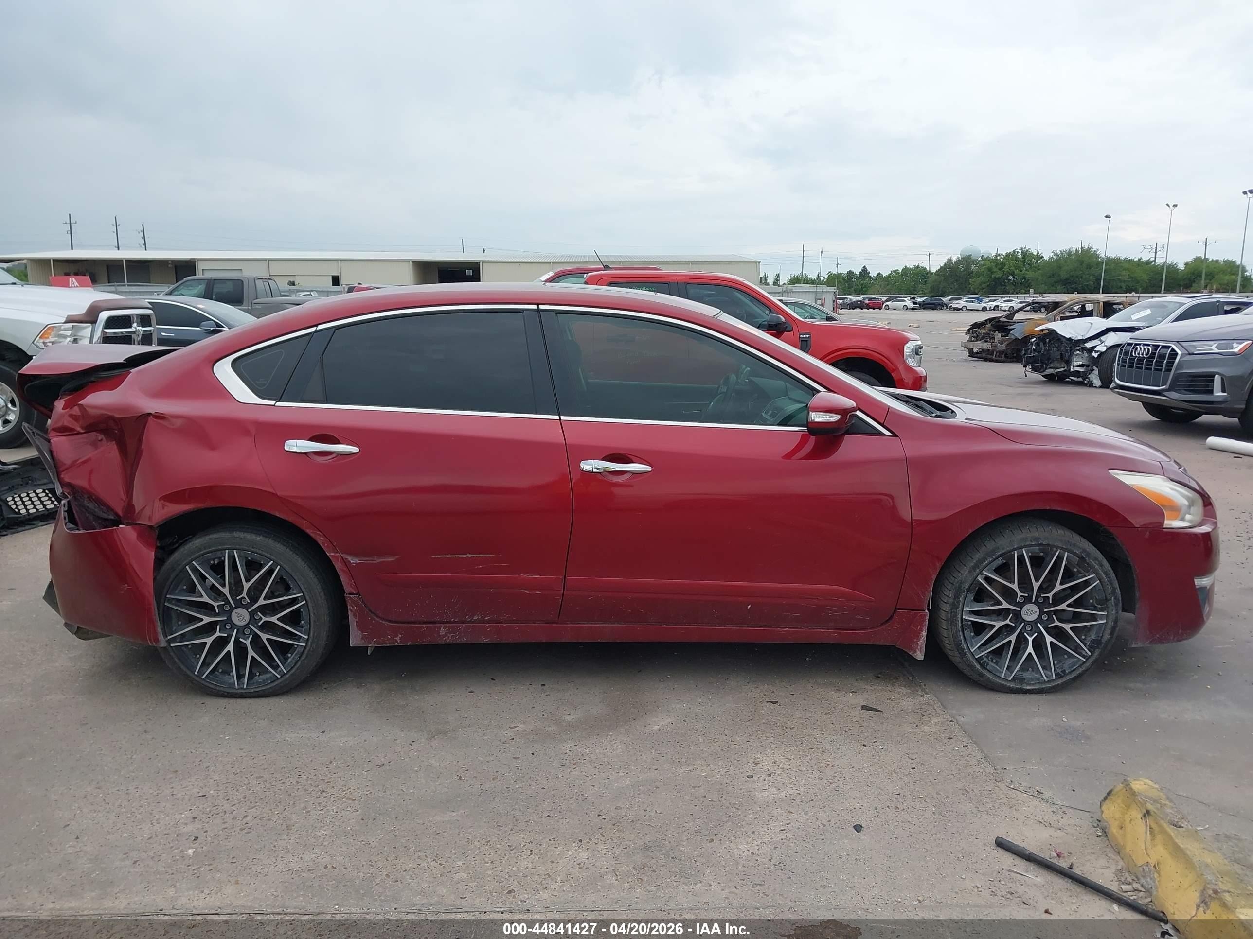2014 Nissan Altima 2.5 Sl Maroon vin: 1N4AL3AP8EN364207