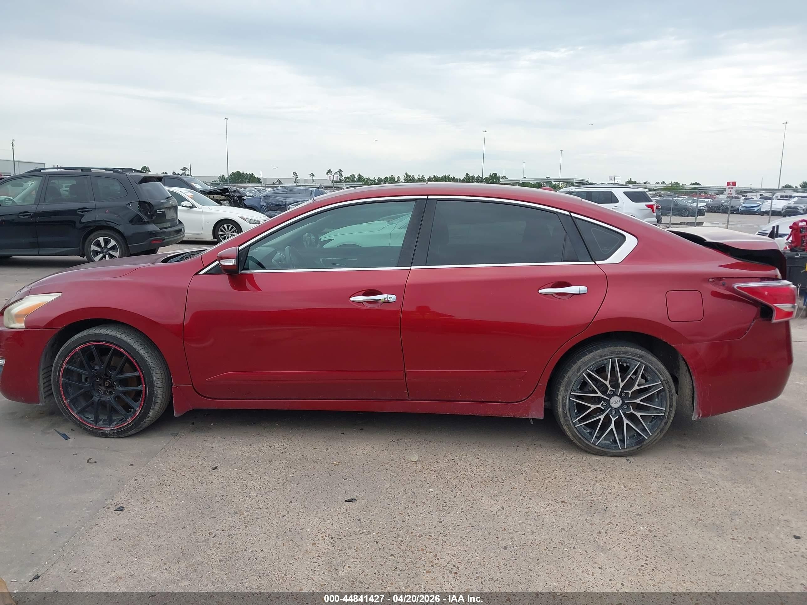 2014 Nissan Altima 2.5 Sl Maroon vin: 1N4AL3AP8EN364207