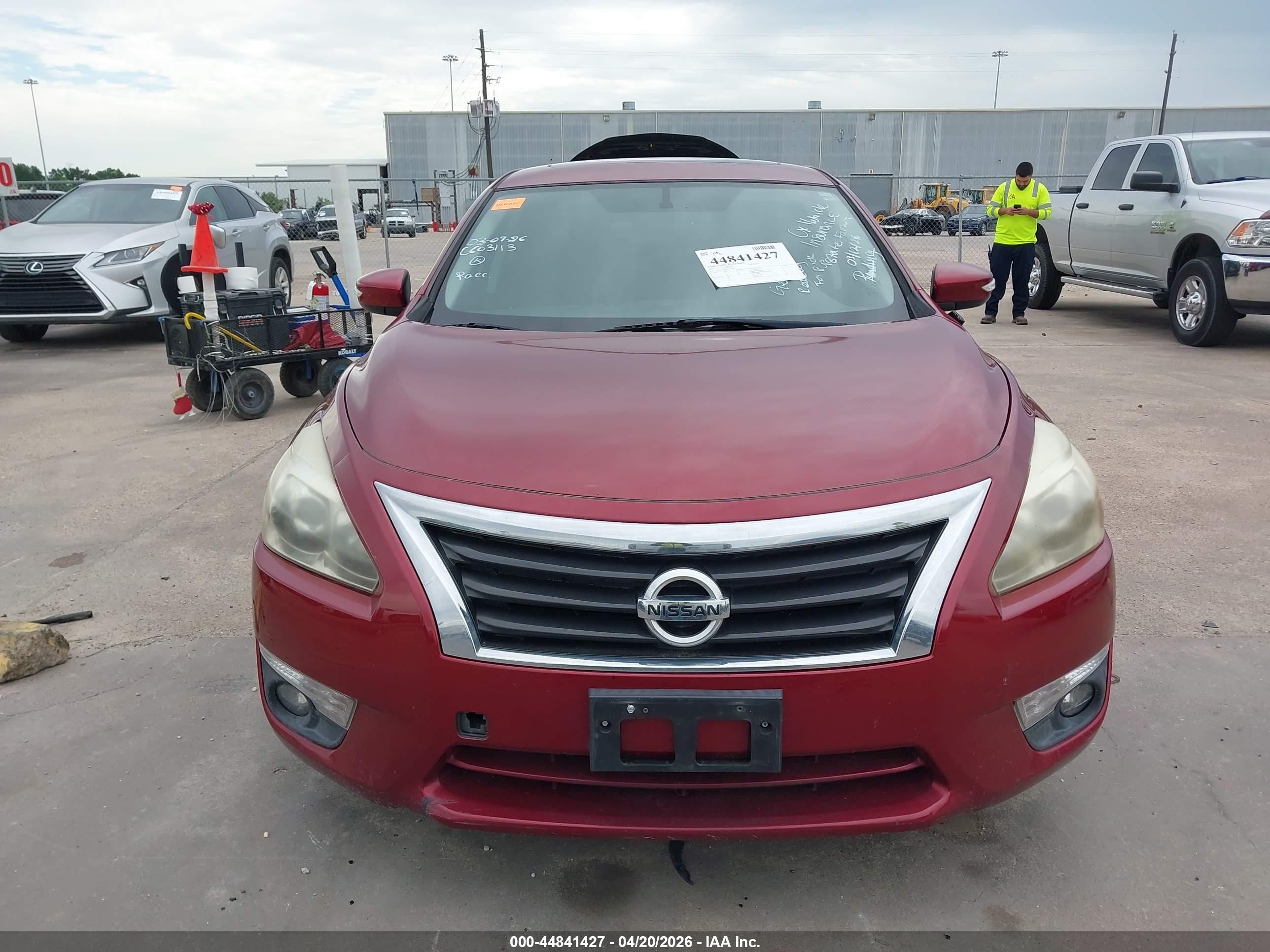 2014 Nissan Altima 2.5 Sl Maroon vin: 1N4AL3AP8EN364207