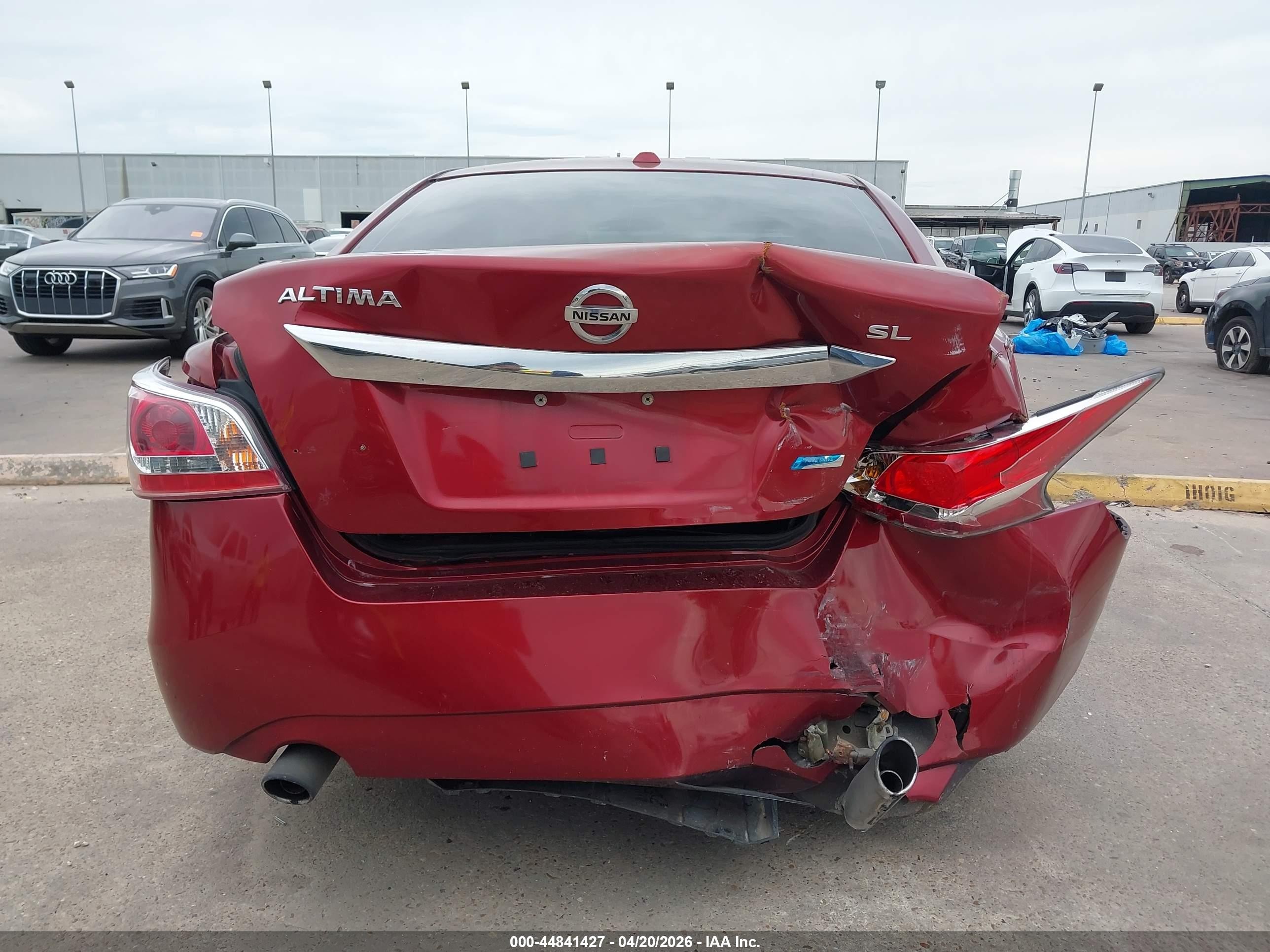 2014 Nissan Altima 2.5 Sl Maroon vin: 1N4AL3AP8EN364207