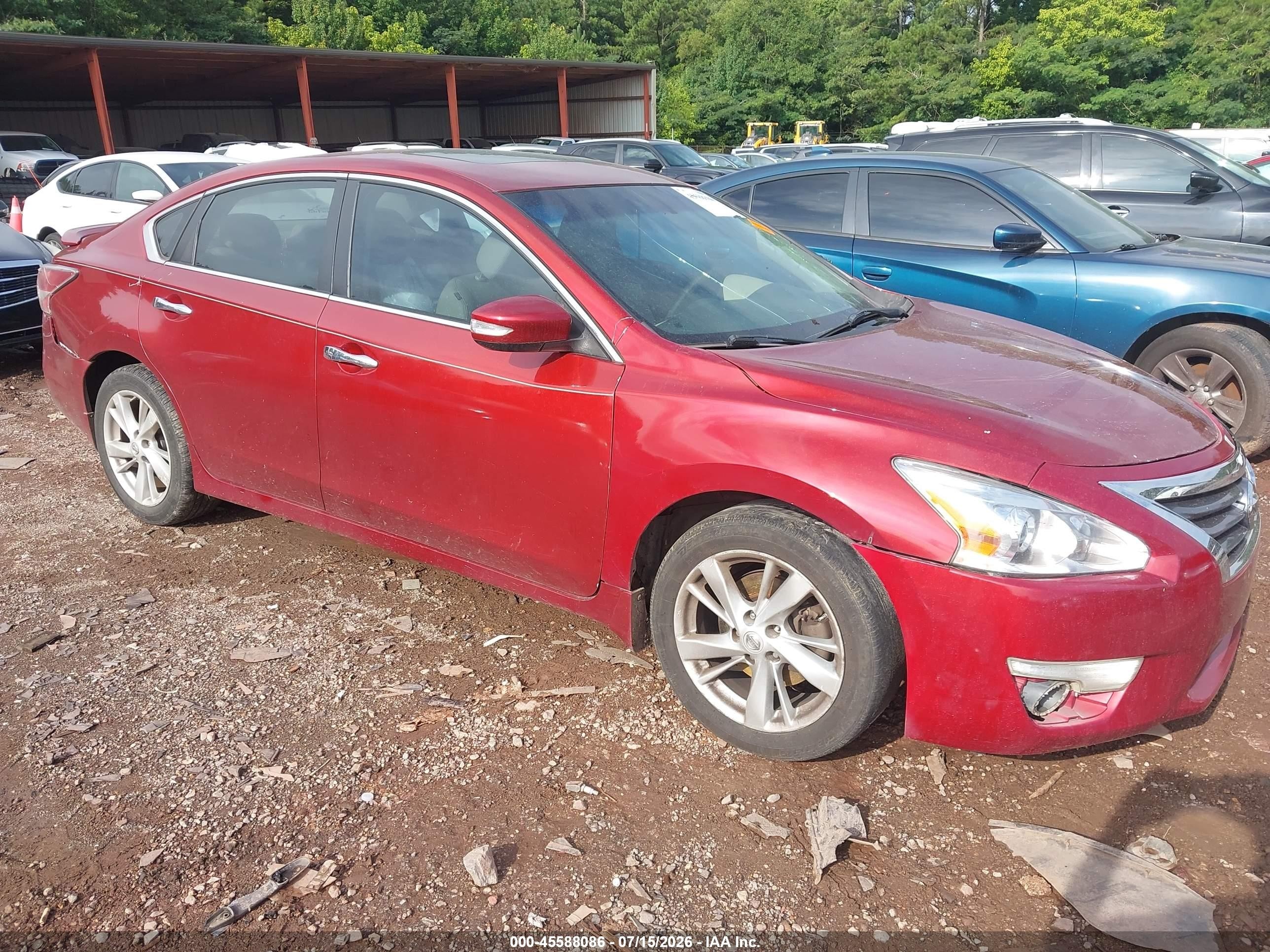 2014 Nissan Altima 2.5 Sl Red vin: 1N4AL3AP8EN372209