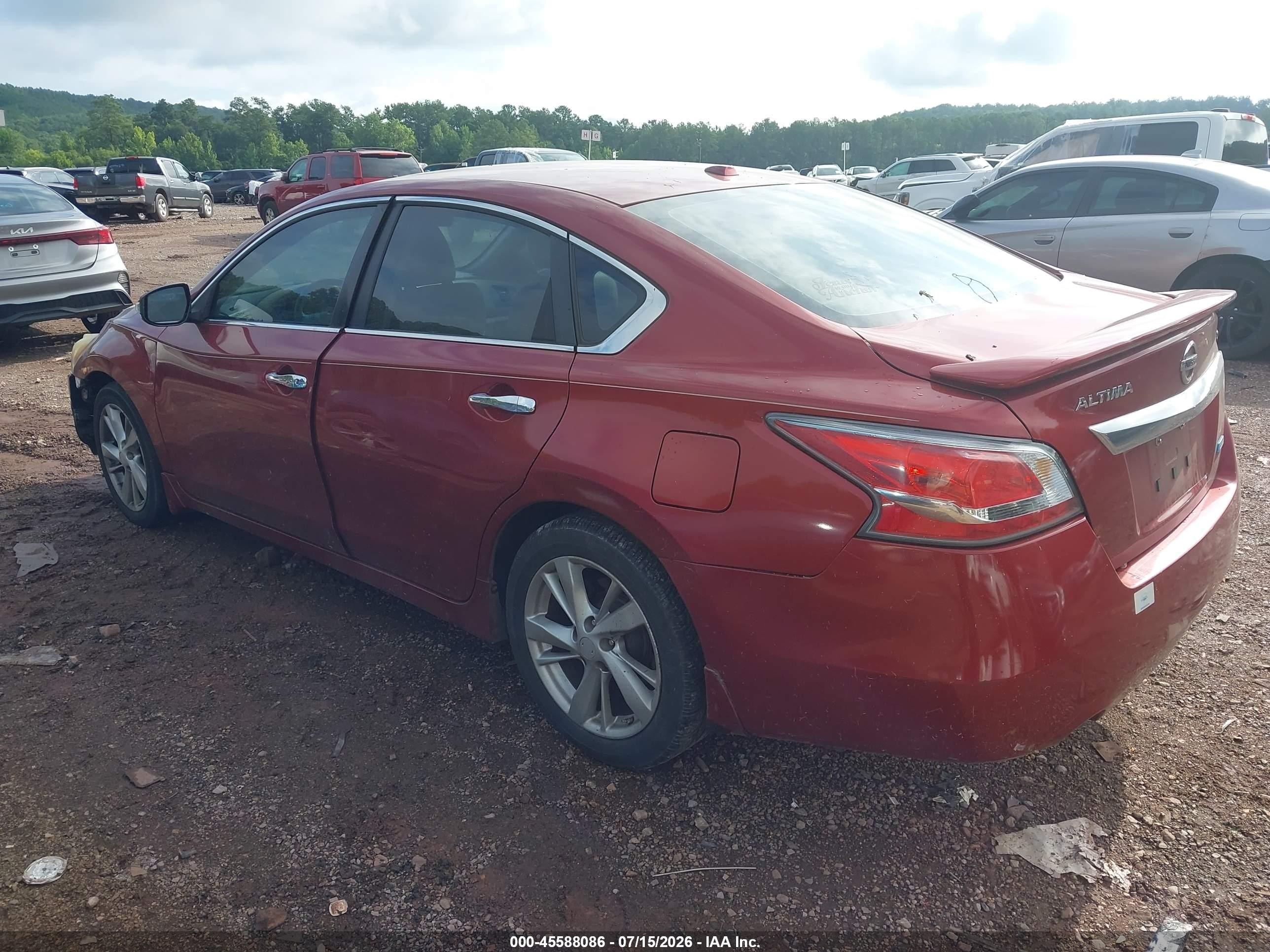 2014 Nissan Altima 2.5 Sl Red vin: 1N4AL3AP8EN372209