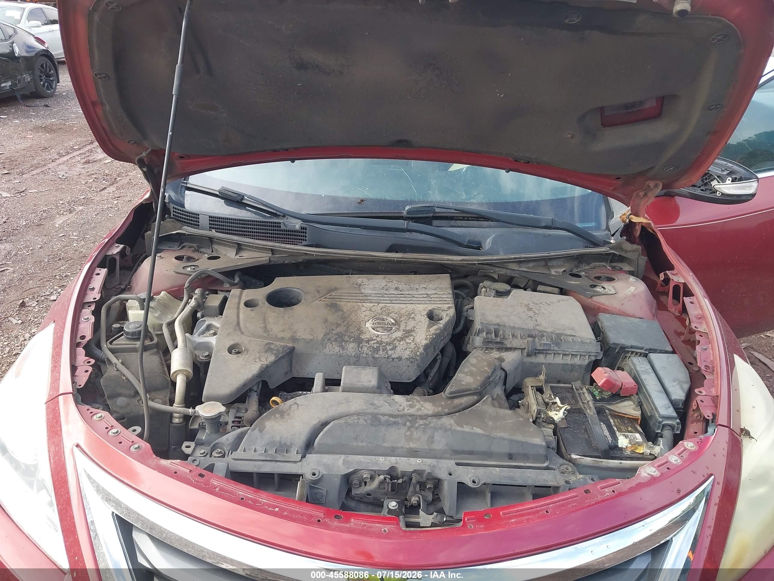 2014 Nissan Altima 2.5 Sl Red vin: 1N4AL3AP8EN372209