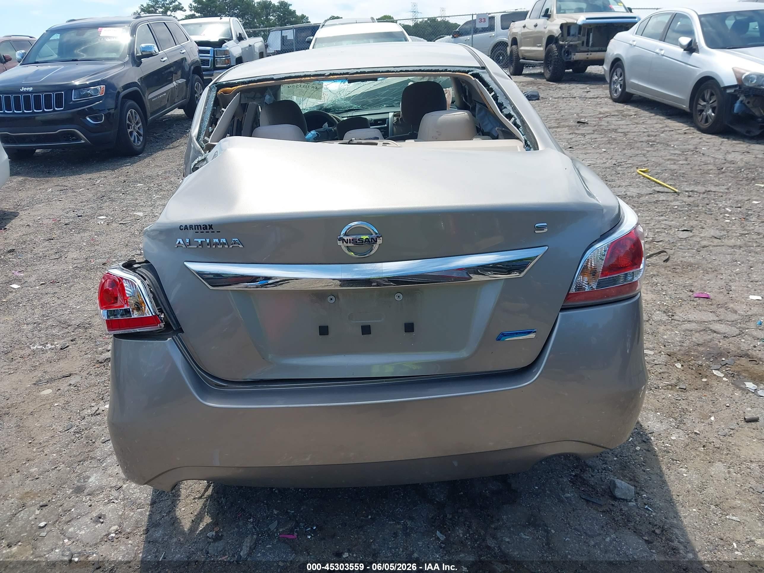 2014 Nissan Altima 2.5 S Tan vin: 1N4AL3AP8EN378379