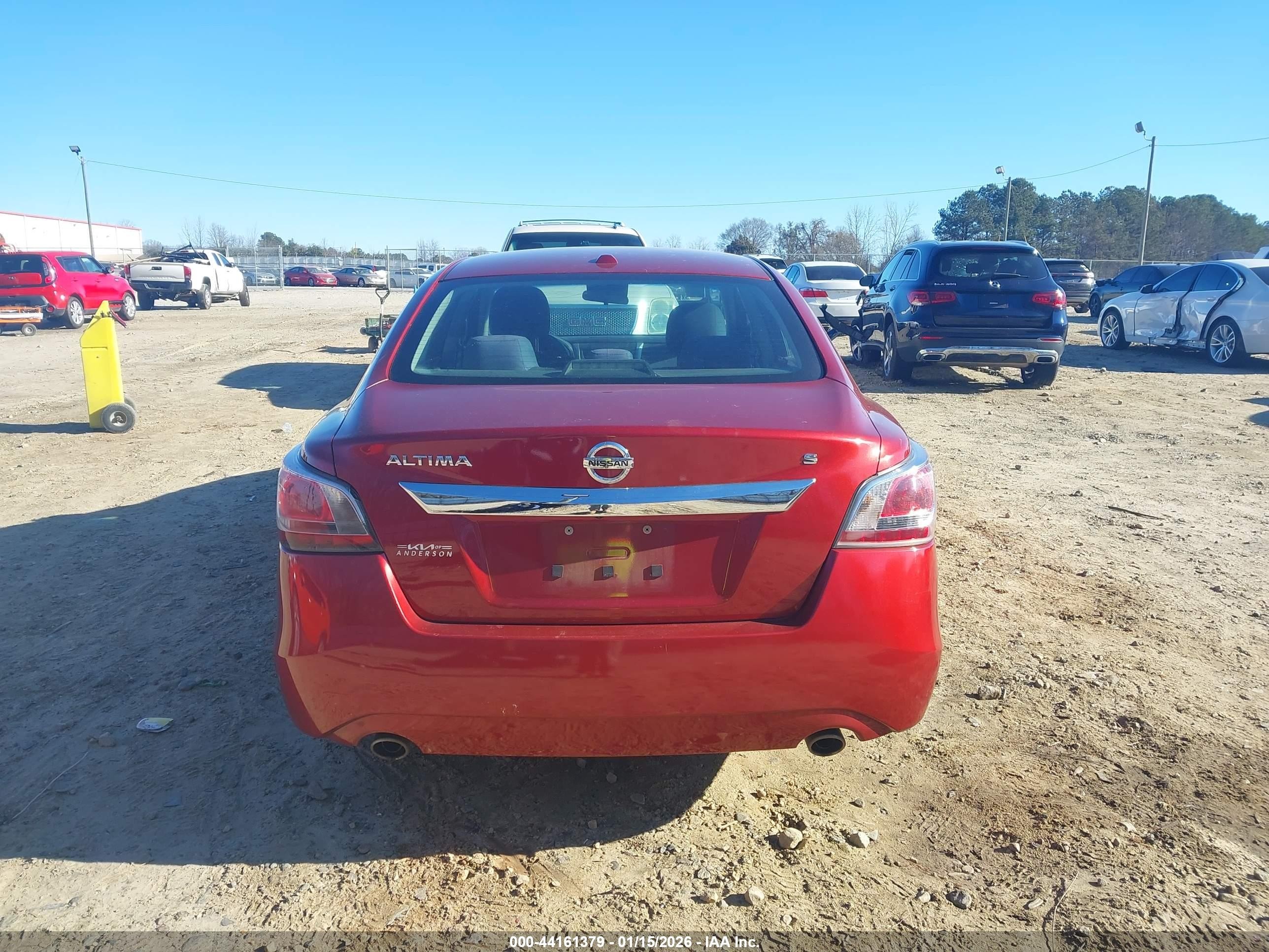 2015 Nissan Altima 2.5 S Red vin: 1N4AL3AP8FC115161
