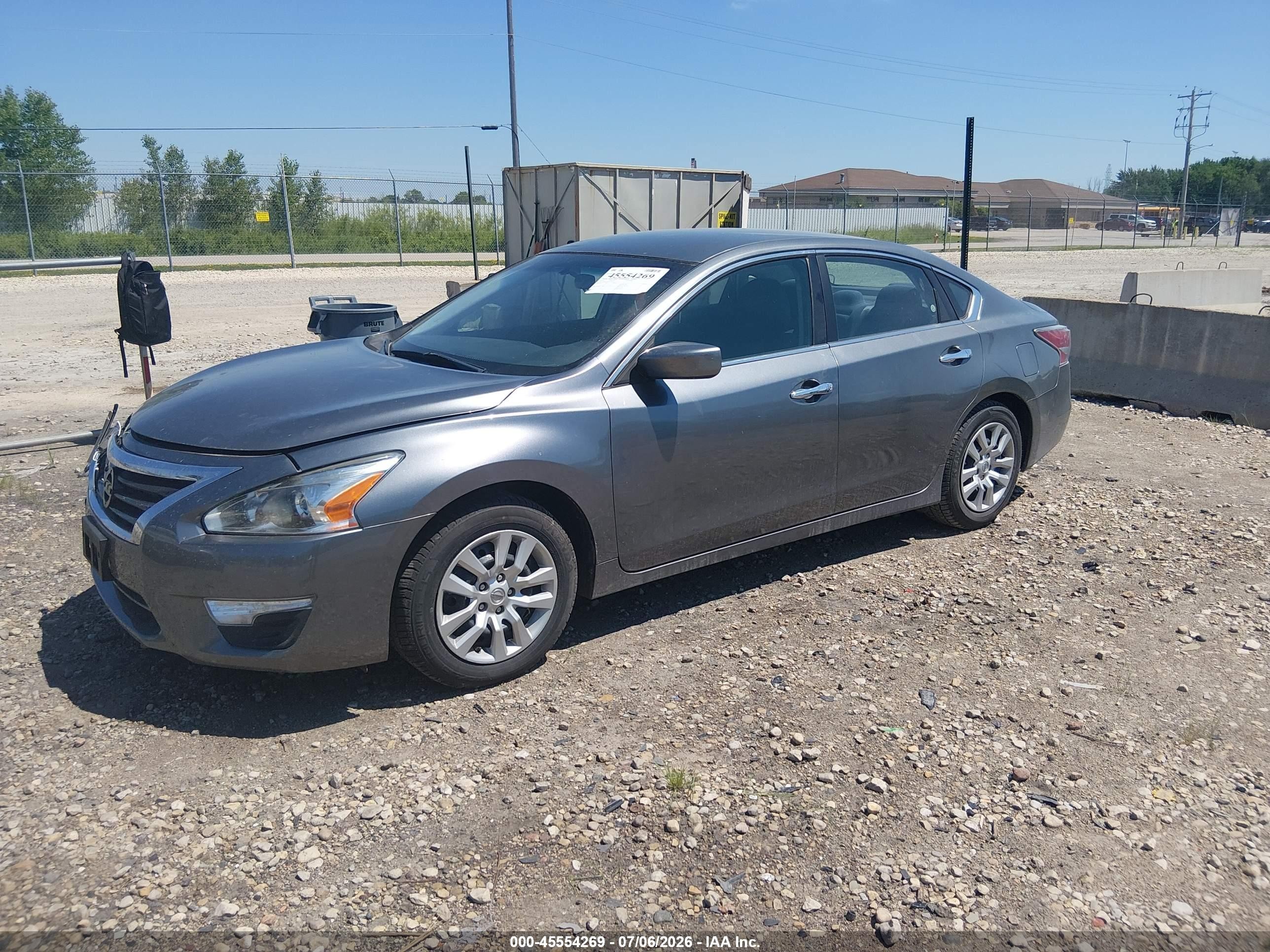 2015 Nissan Altima 2.5/2.5 S/2.5 Sl/2.5 Sv Gray vin: 1N4AL3AP8FC139539