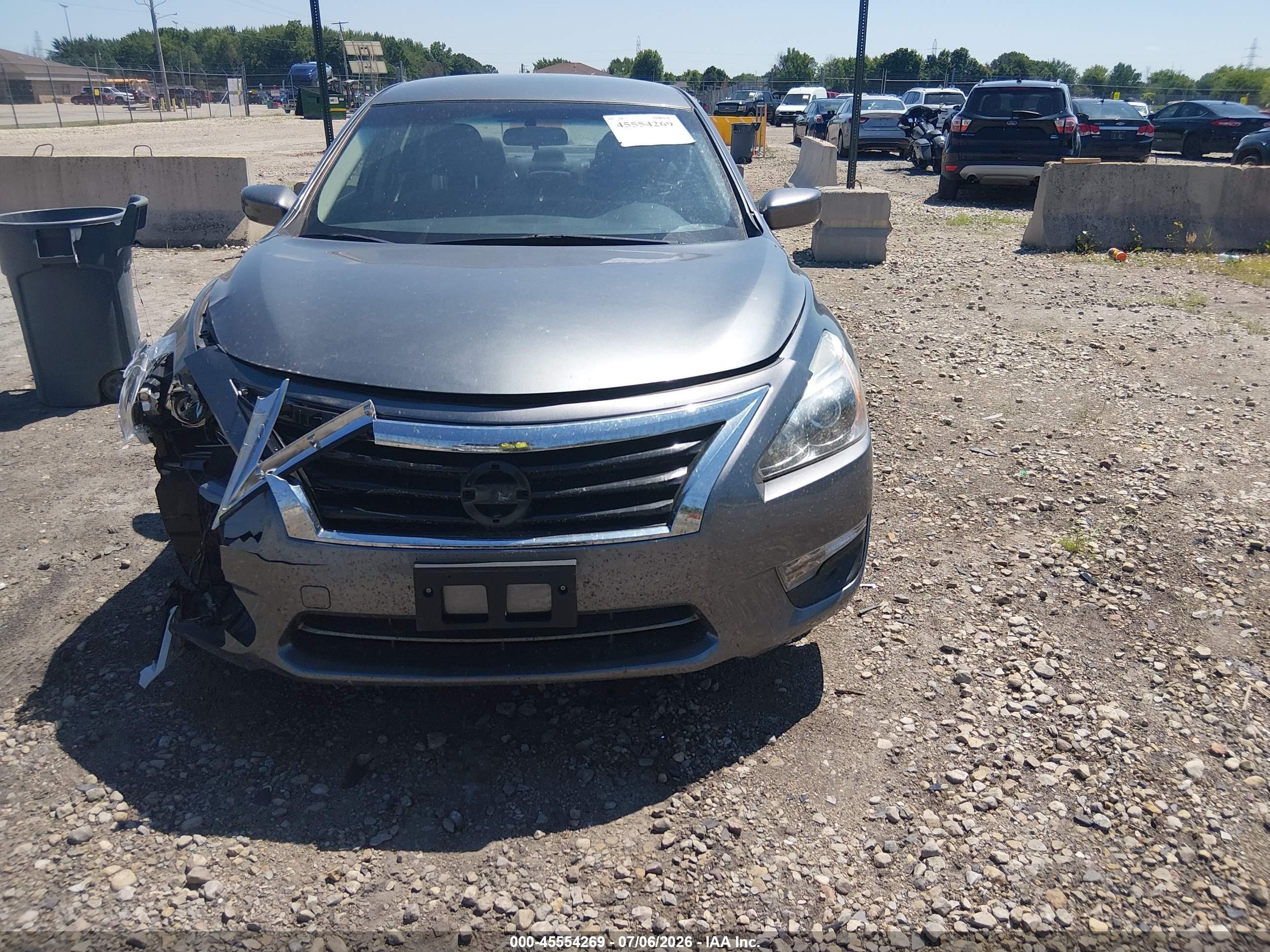 2015 Nissan Altima 2.5/2.5 S/2.5 Sl/2.5 Sv Gray vin: 1N4AL3AP8FC139539