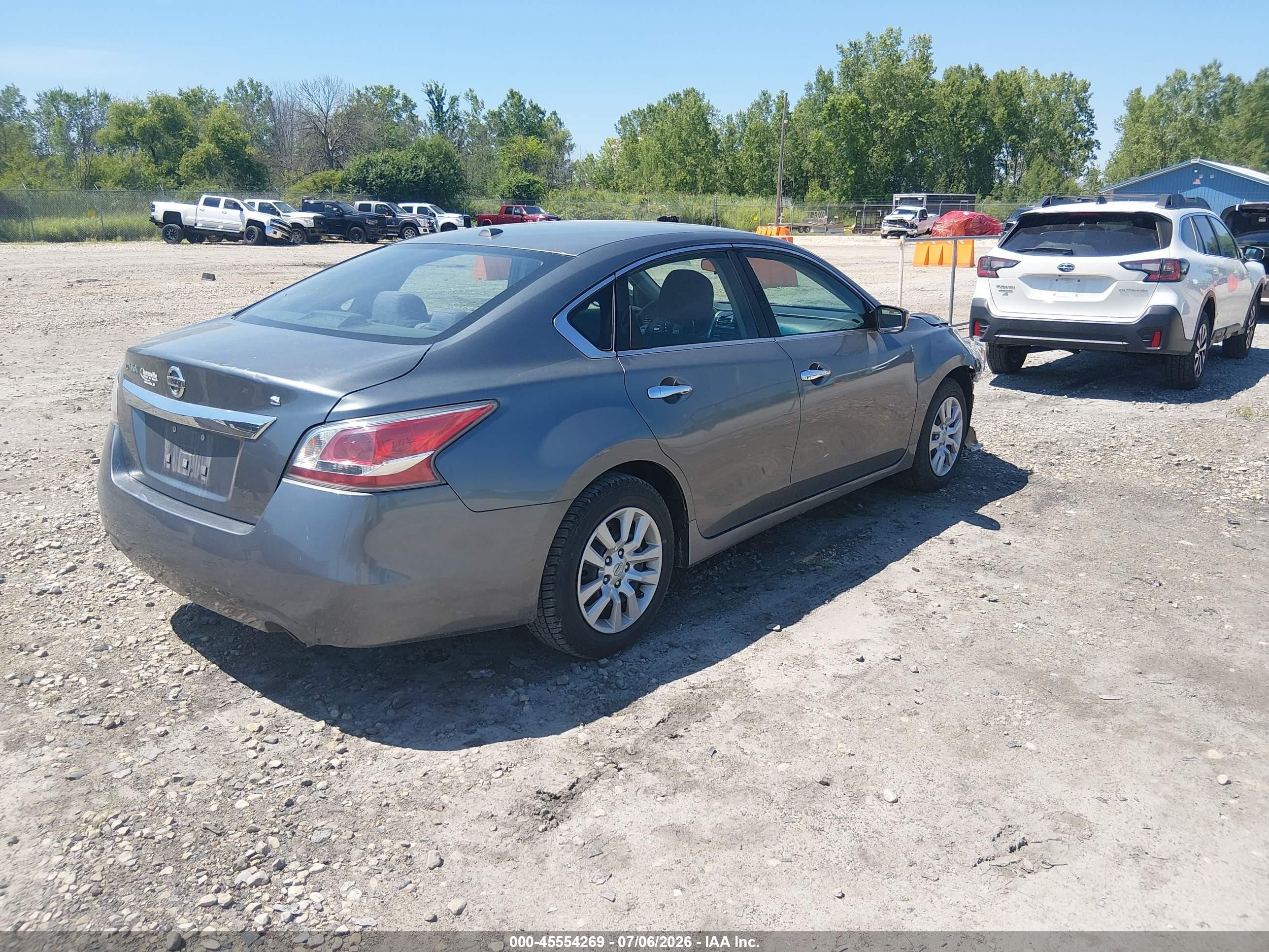 2015 Nissan Altima 2.5/2.5 S/2.5 Sl/2.5 Sv Gray vin: 1N4AL3AP8FC139539