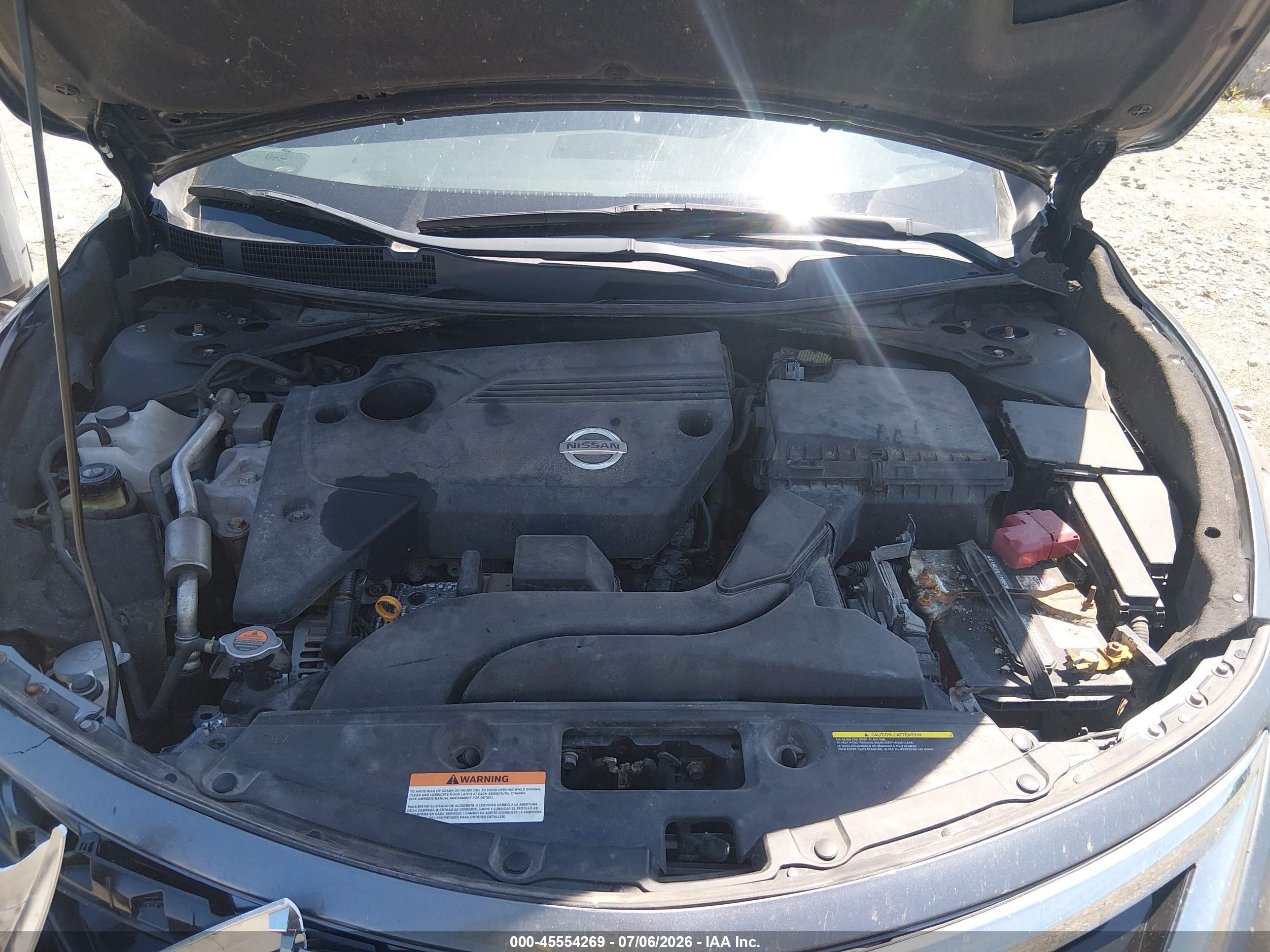 2015 Nissan Altima 2.5/2.5 S/2.5 Sl/2.5 Sv Gray vin: 1N4AL3AP8FC139539