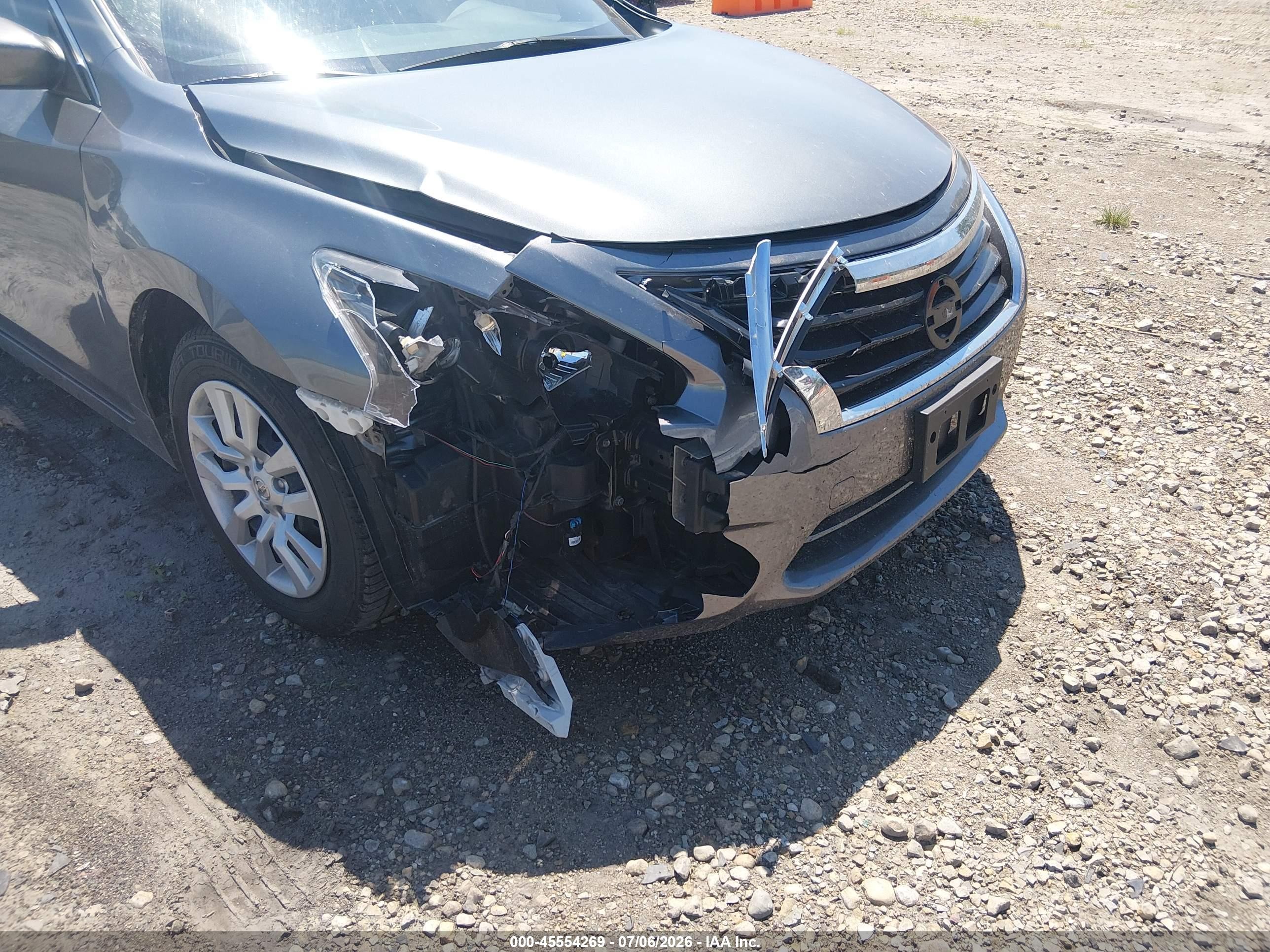 2015 Nissan Altima 2.5/2.5 S/2.5 Sl/2.5 Sv Gray vin: 1N4AL3AP8FC139539