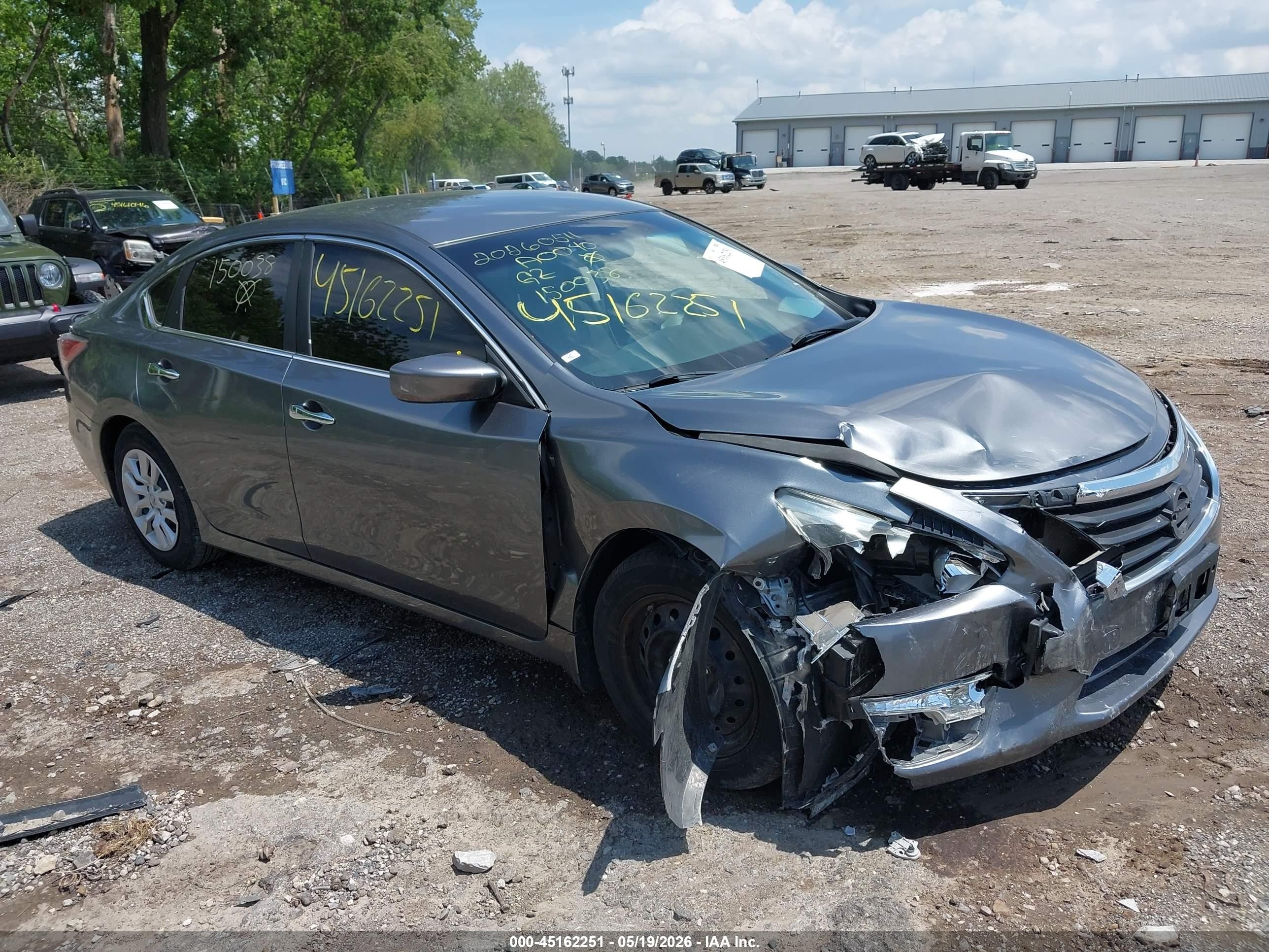 2015 Nissan Altima 2.5 S Gray vin: 1N4AL3AP8FC150038