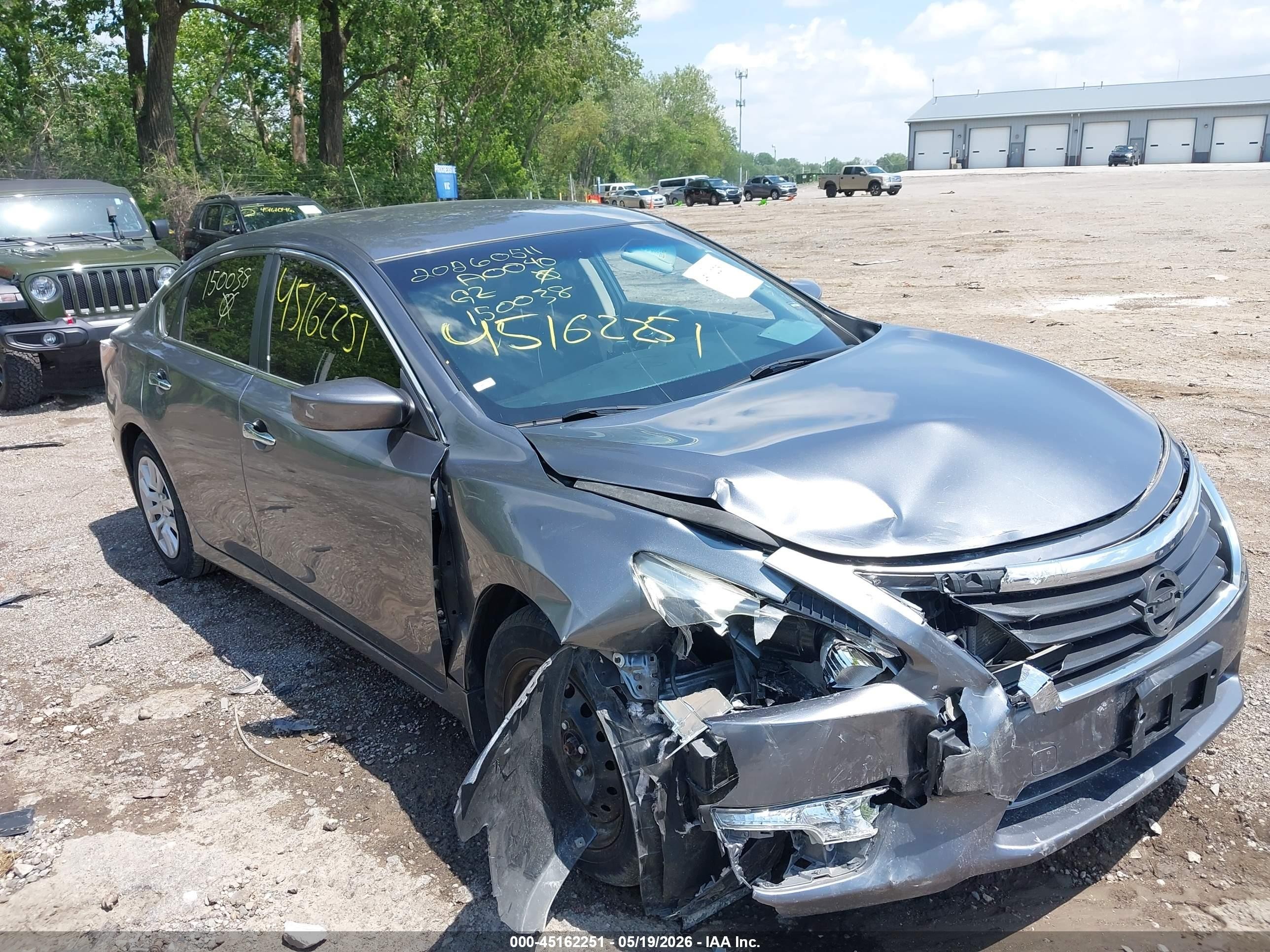 2015 Nissan Altima 2.5 S Gray vin: 1N4AL3AP8FC150038