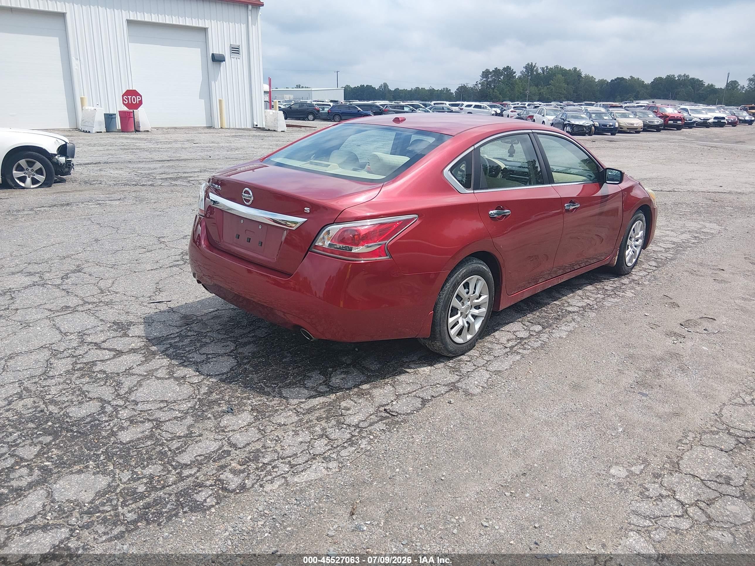 2015 Nissan Altima 2.5 S Красный vin: 1N4AL3AP8FC158740
