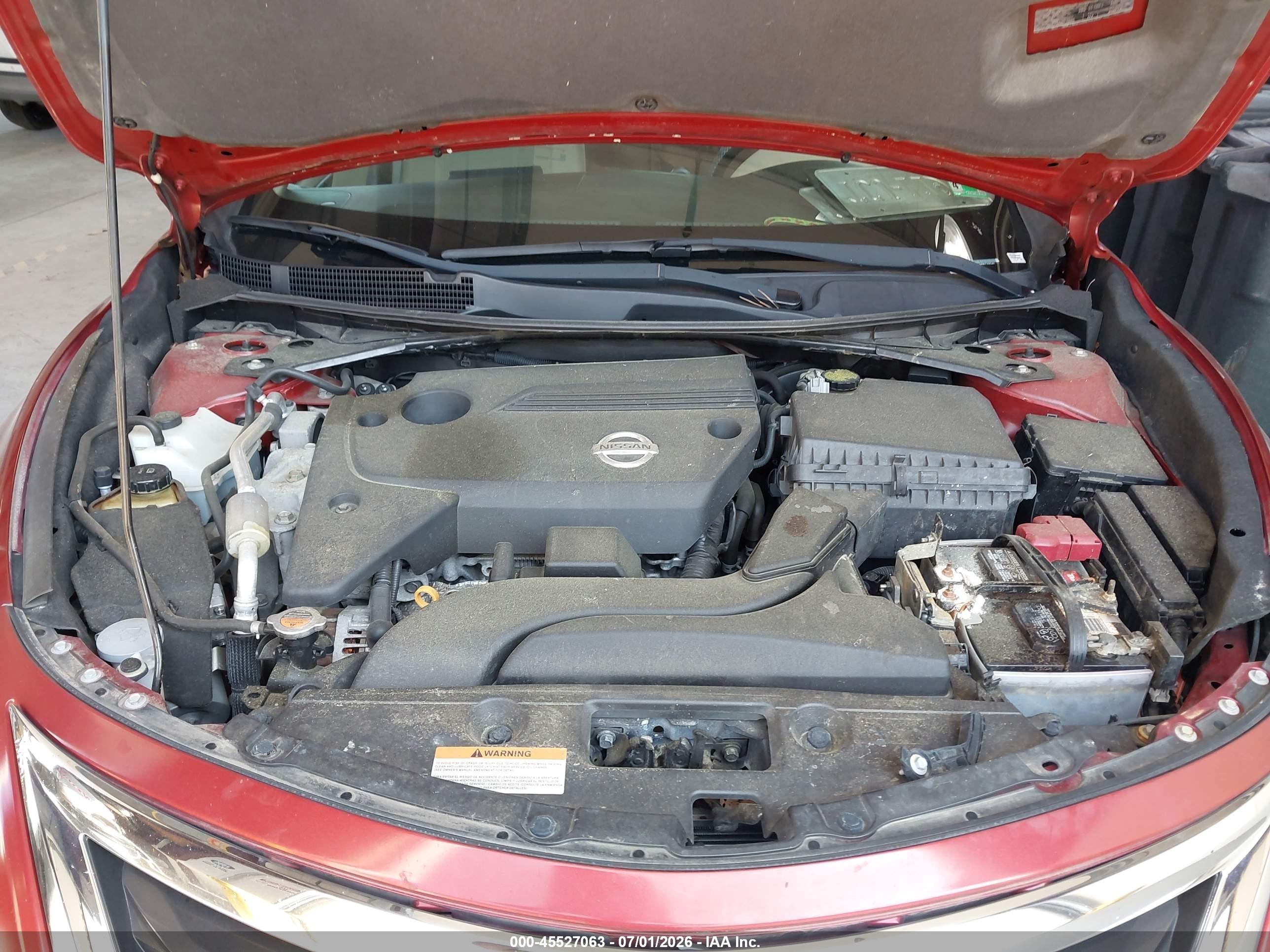 2015 Nissan Altima 2.5 S Красный vin: 1N4AL3AP8FC158740