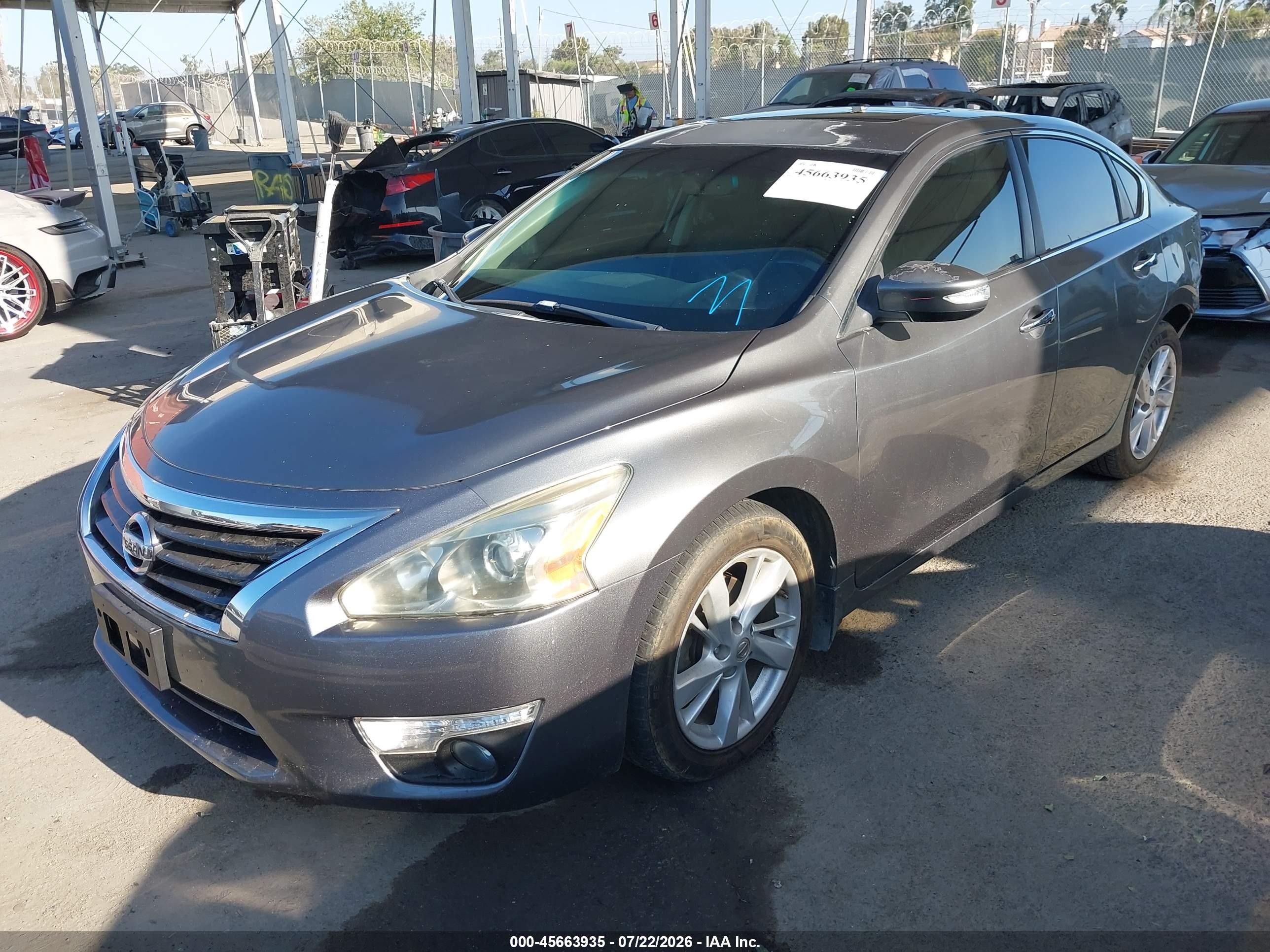 2015 Nissan Altima 2.5 Sv Gray vin: 1N4AL3AP8FC203014