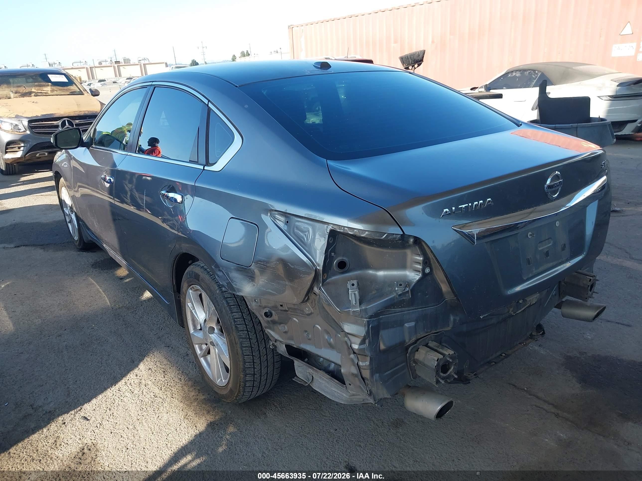 2015 Nissan Altima 2.5 Sv Gray vin: 1N4AL3AP8FC203014