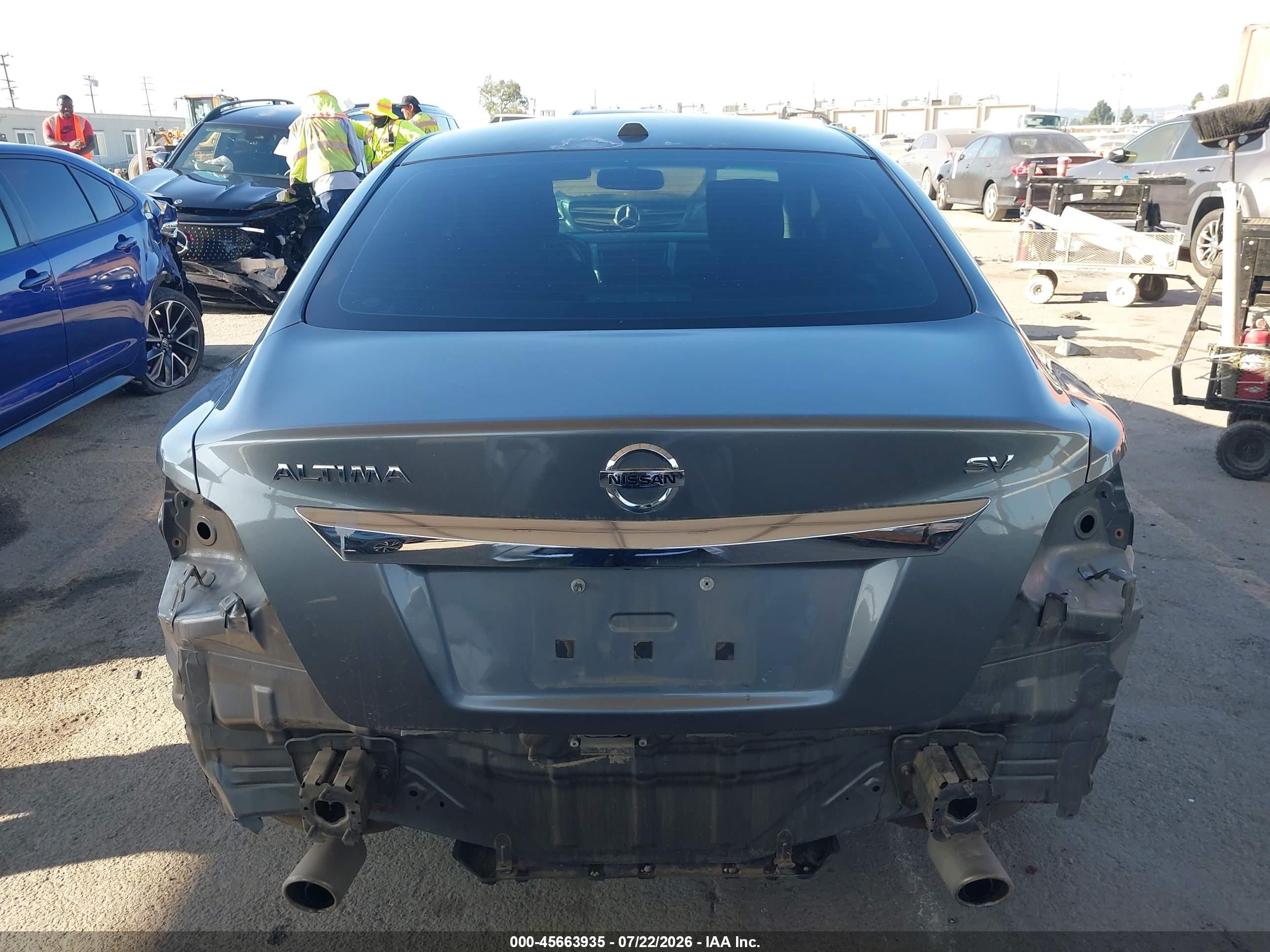 2015 Nissan Altima 2.5 Sv Gray vin: 1N4AL3AP8FC203014