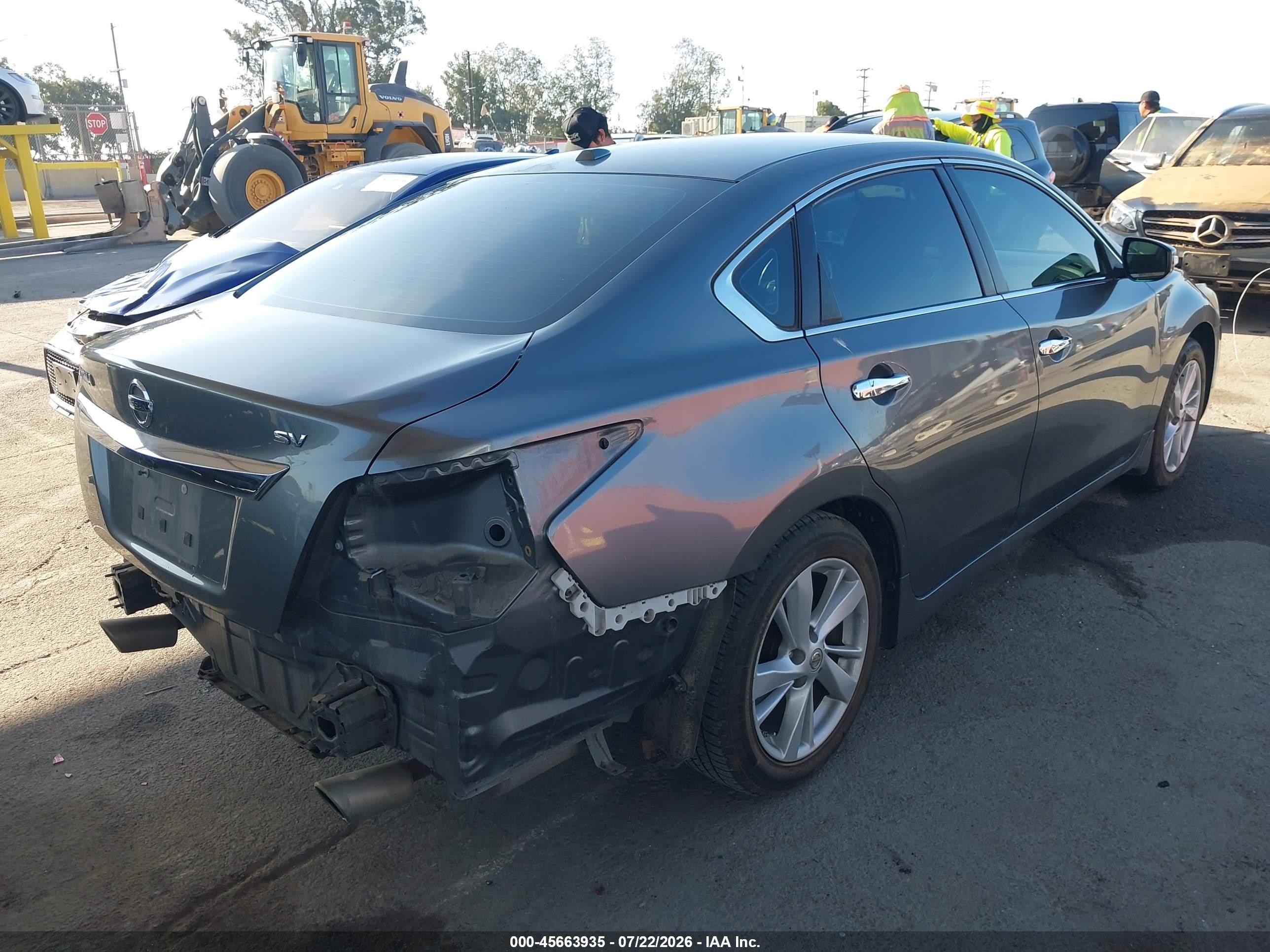 2015 Nissan Altima 2.5 Sv Gray vin: 1N4AL3AP8FC203014