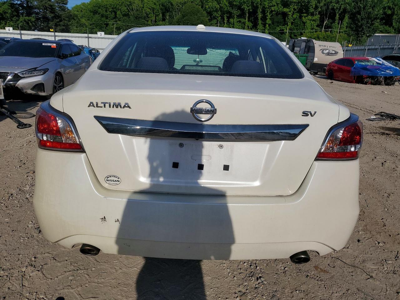 2015 Nissan Altima 2.5 Sv White vin: 1N4AL3AP8FC204874