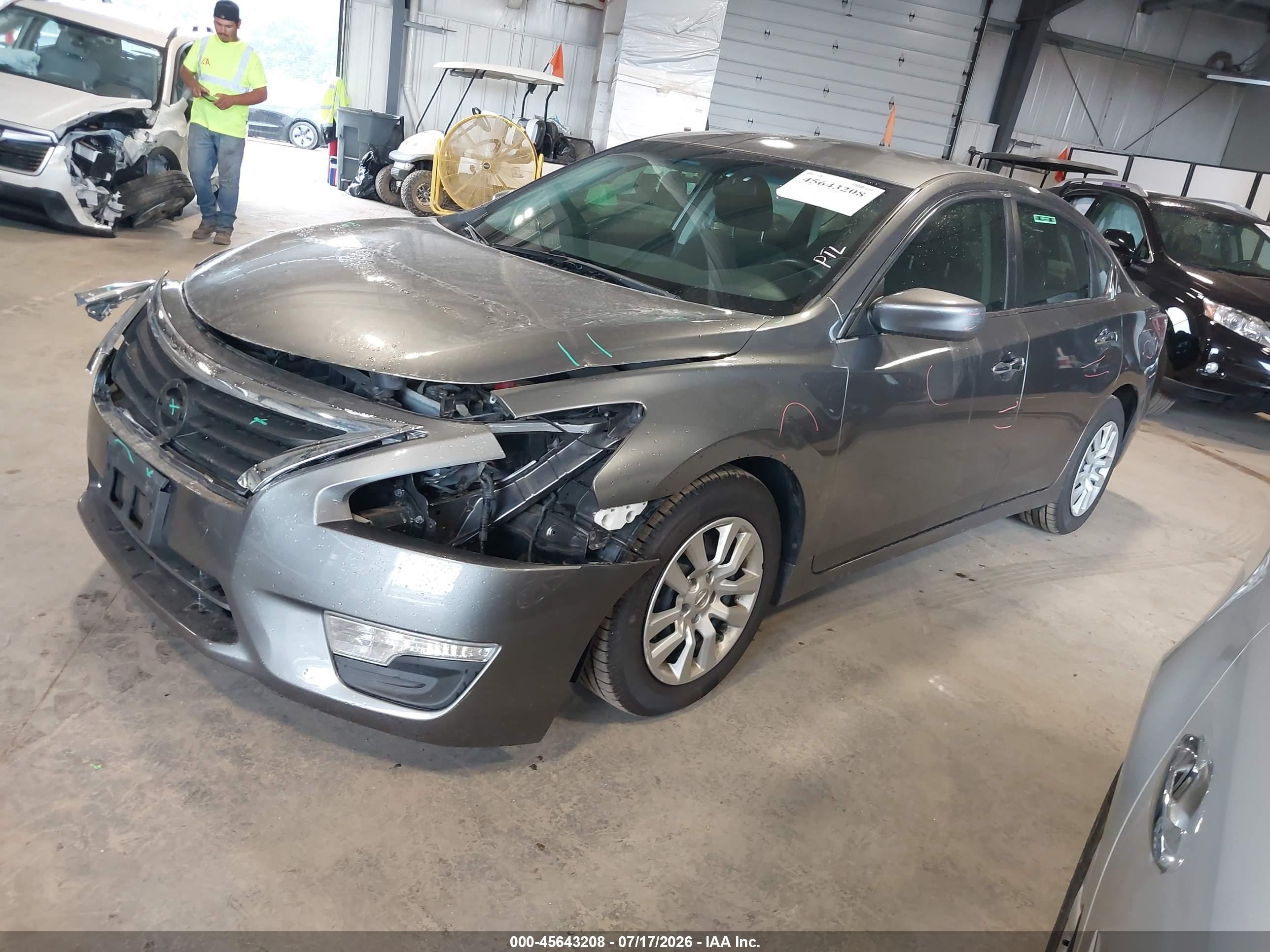 2015 Nissan Altima 2.5 S Gray vin: 1N4AL3AP8FC205037
