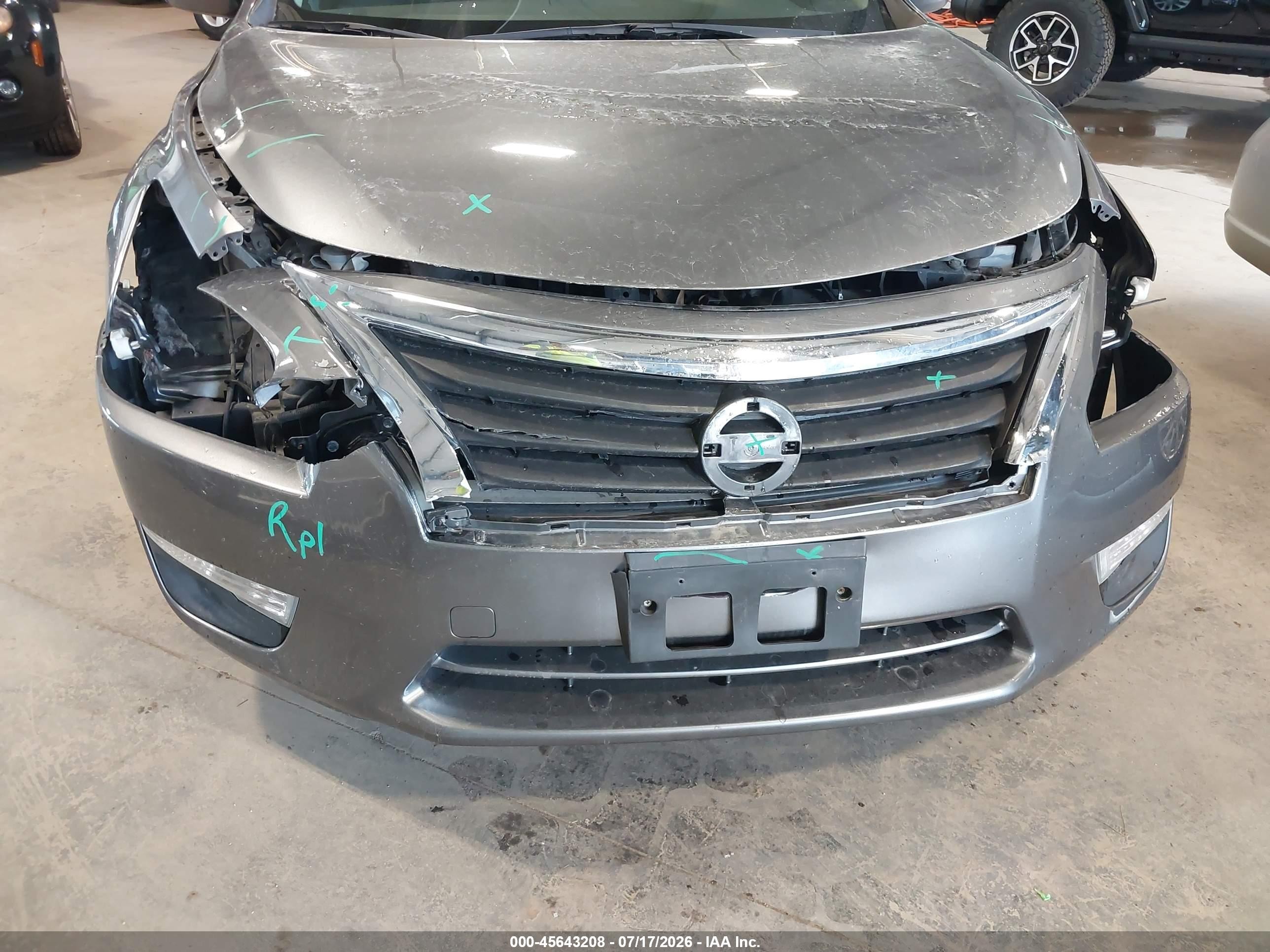 2015 Nissan Altima 2.5 S Gray vin: 1N4AL3AP8FC205037