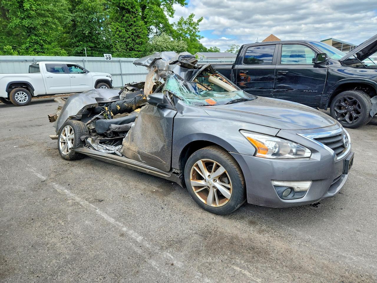 2015 Nissan Altima 2.5 Sl Gray vin: 1N4AL3AP8FC214353
