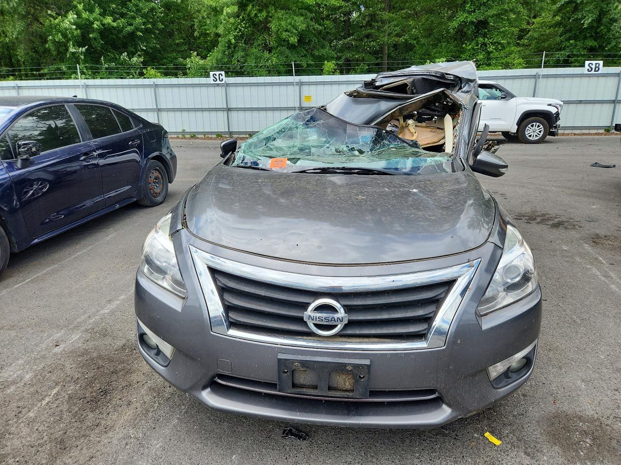 2015 Nissan Altima 2.5 Sl Gray vin: 1N4AL3AP8FC214353