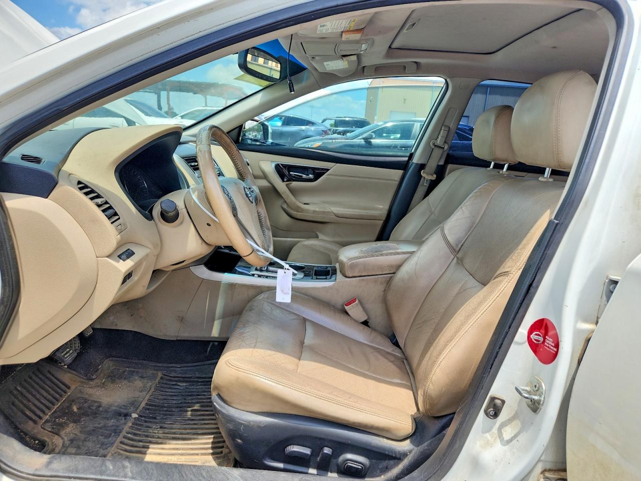 2015 Nissan Altima 2.5 Sl White vin: 1N4AL3AP8FC225594