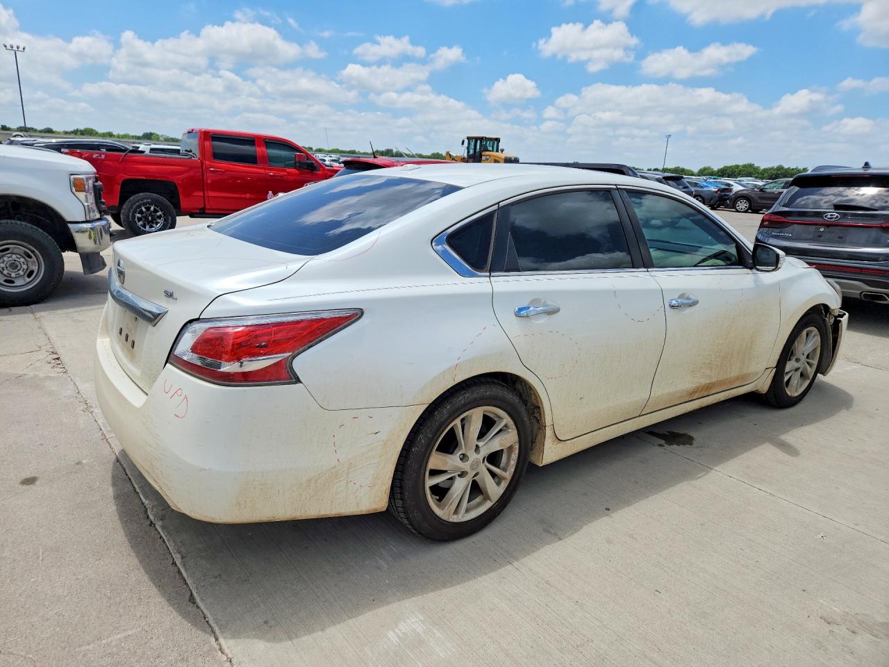 2015 Nissan Altima 2.5 Sl White vin: 1N4AL3AP8FC225594