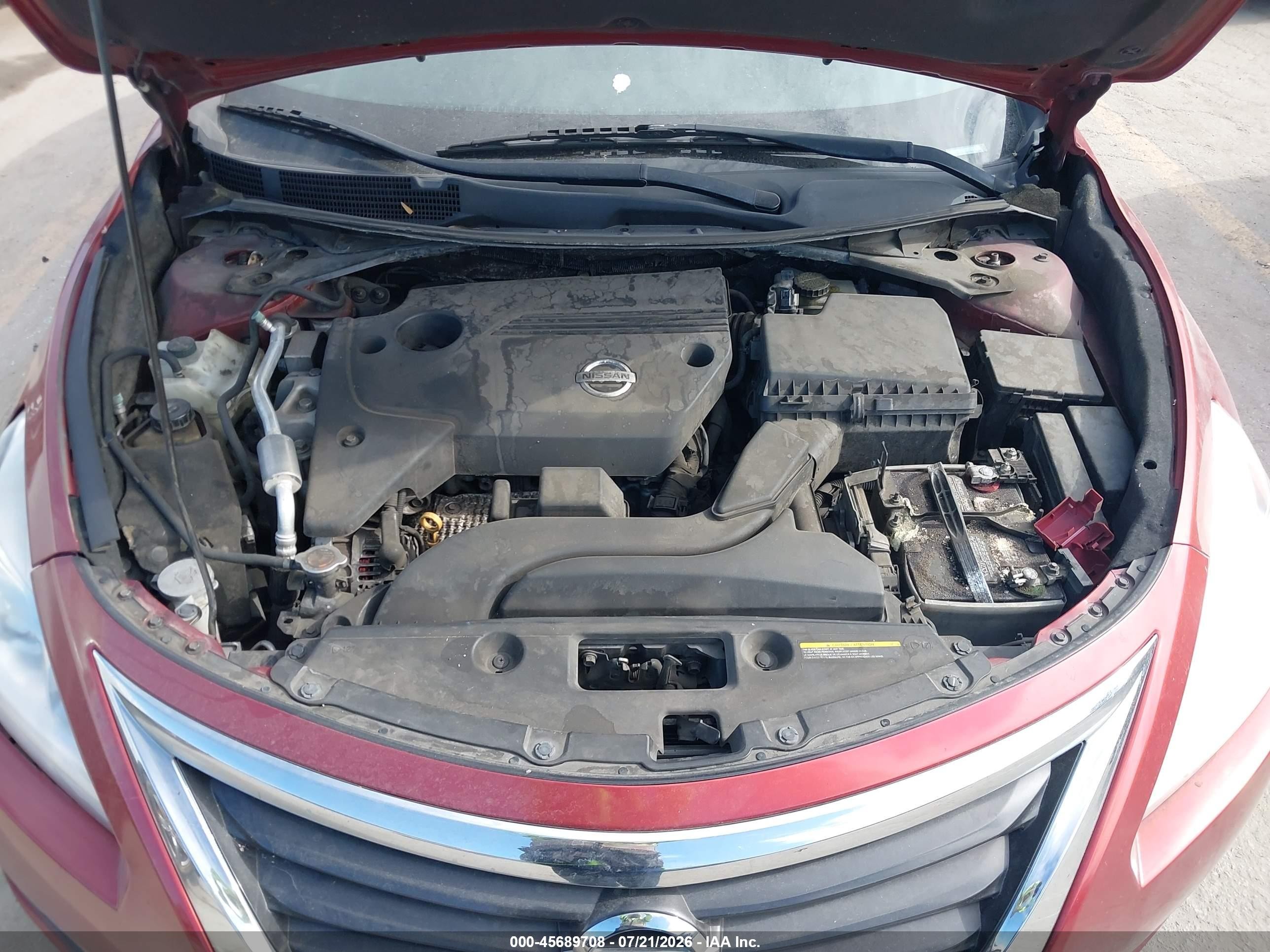 2015 Nissan Altima 2.5 S Red vin: 1N4AL3AP8FC226471