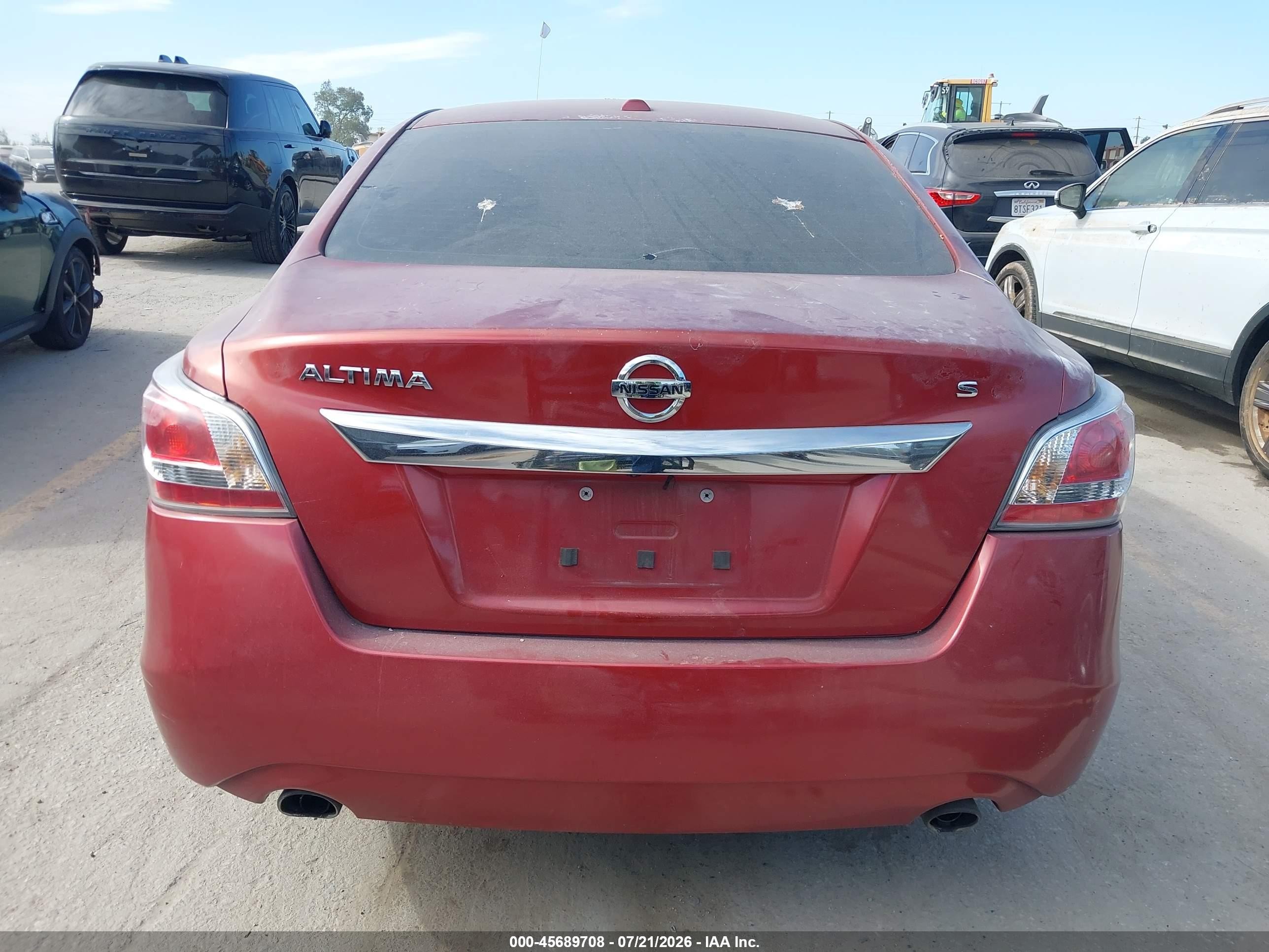 2015 Nissan Altima 2.5 S Red vin: 1N4AL3AP8FC226471