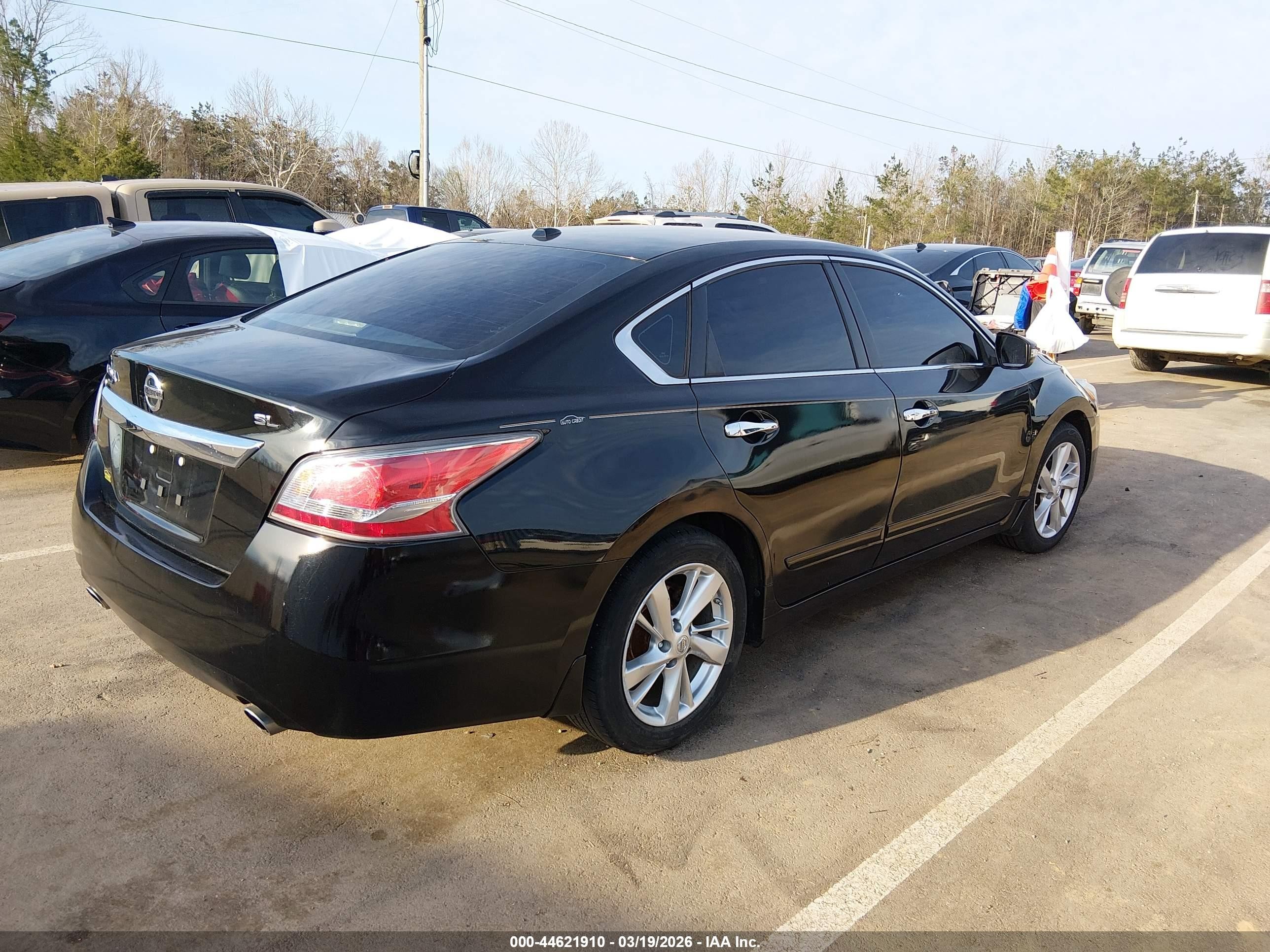 2015 Nissan Altima 2.5 Sl Black vin: 1N4AL3AP8FC226535