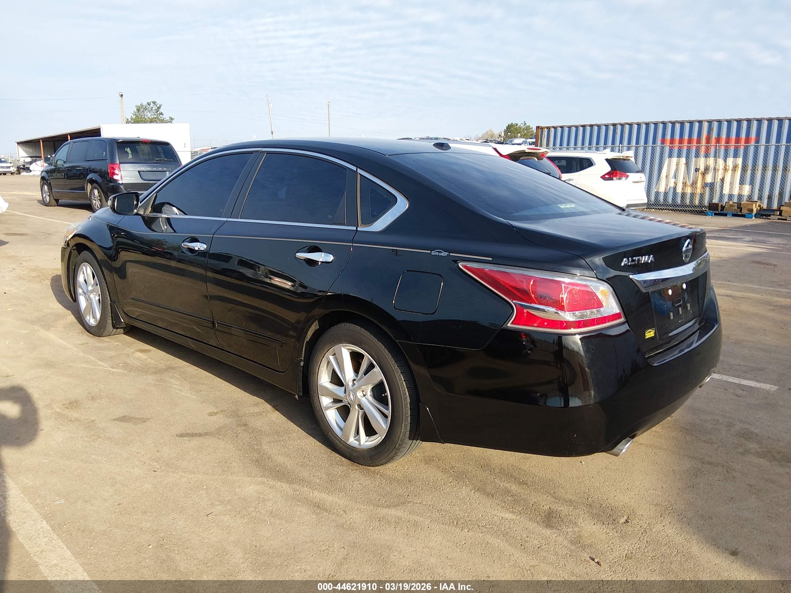 2015 Nissan Altima 2.5 Sl Black vin: 1N4AL3AP8FC226535