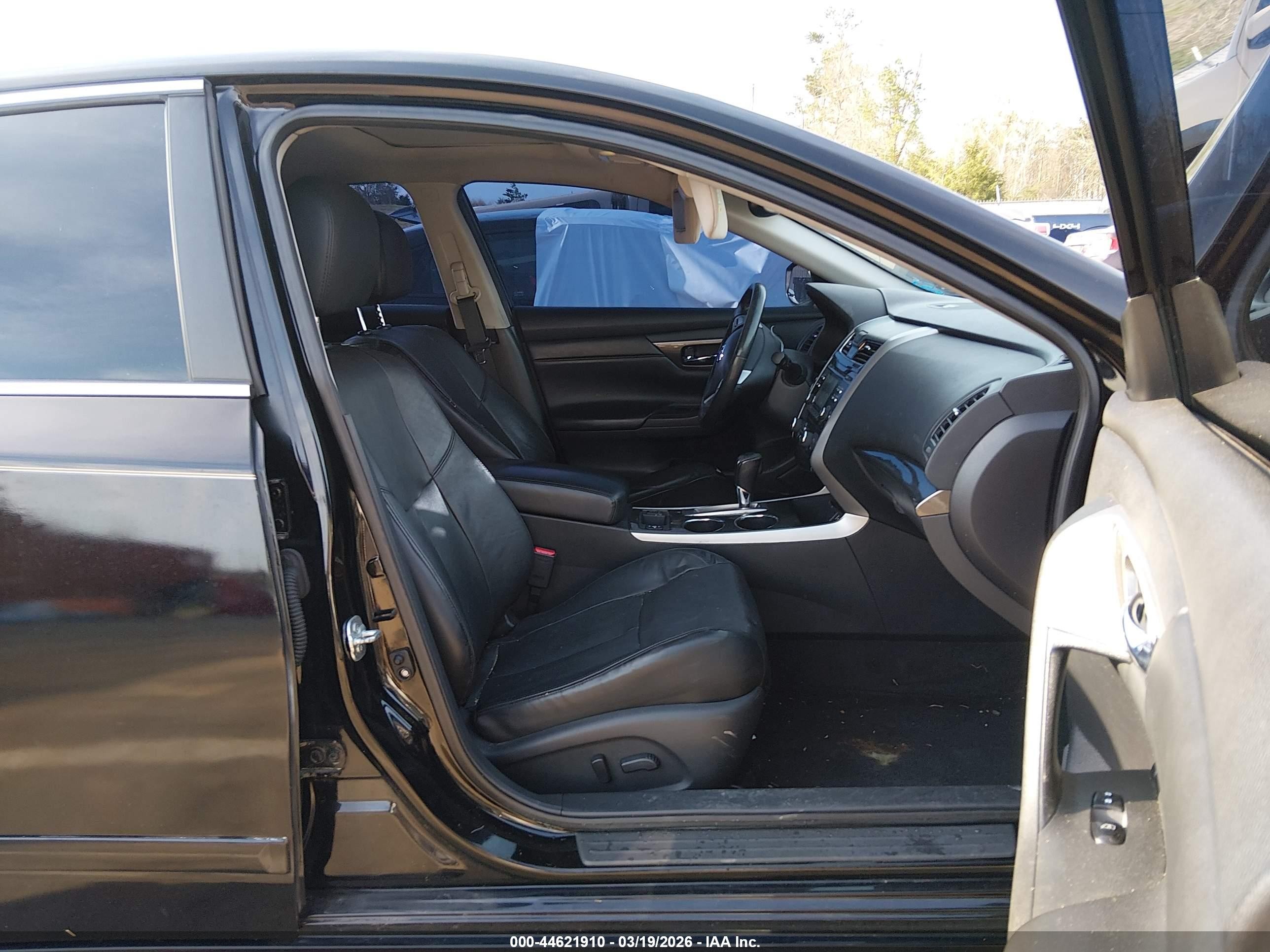 2015 Nissan Altima 2.5 Sl Black vin: 1N4AL3AP8FC226535
