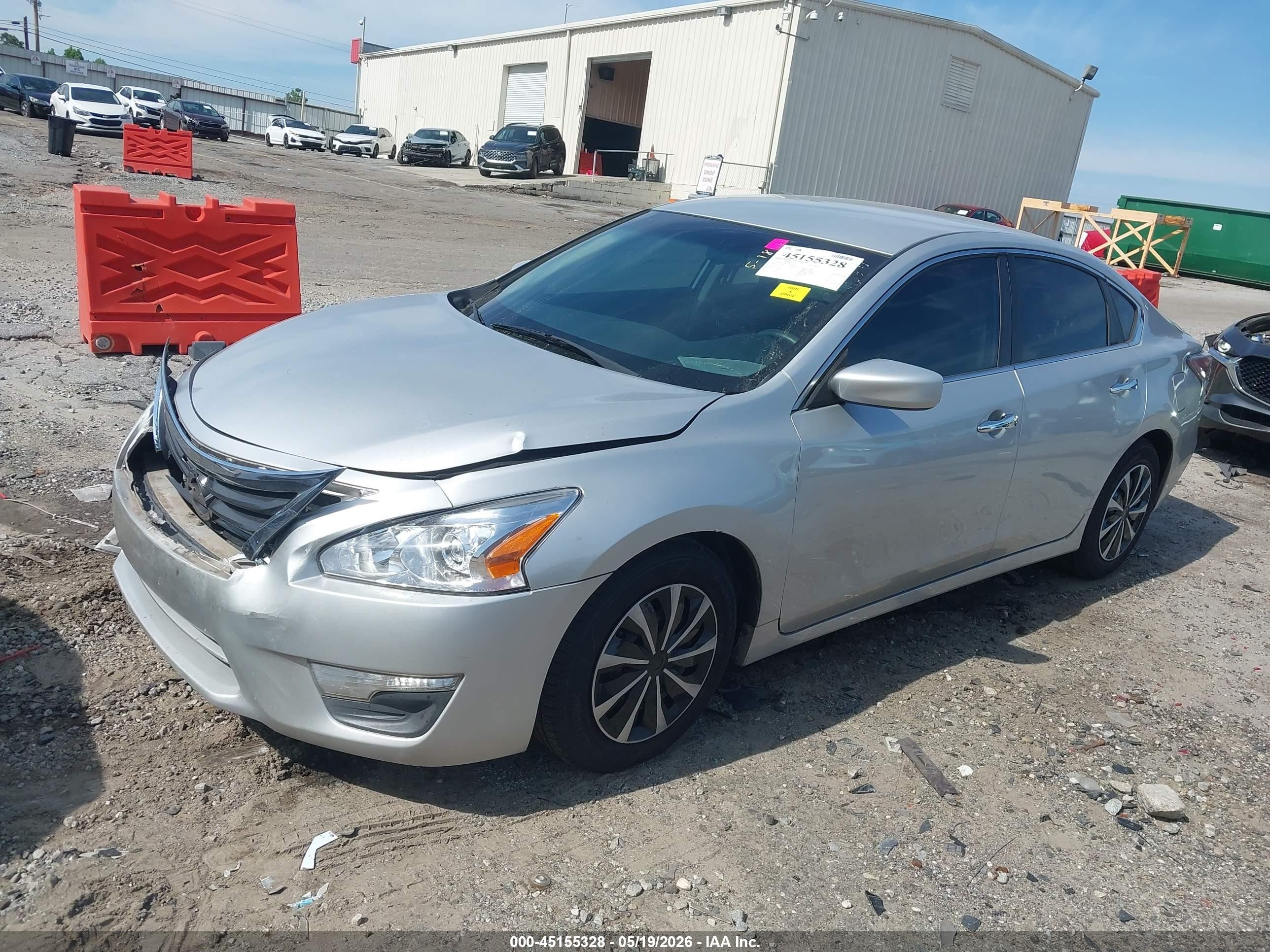 2015 Nissan Altima 2.5/2.5 S/2.5 Sl/2.5 Sv Silver vin: 1N4AL3AP8FC248602
