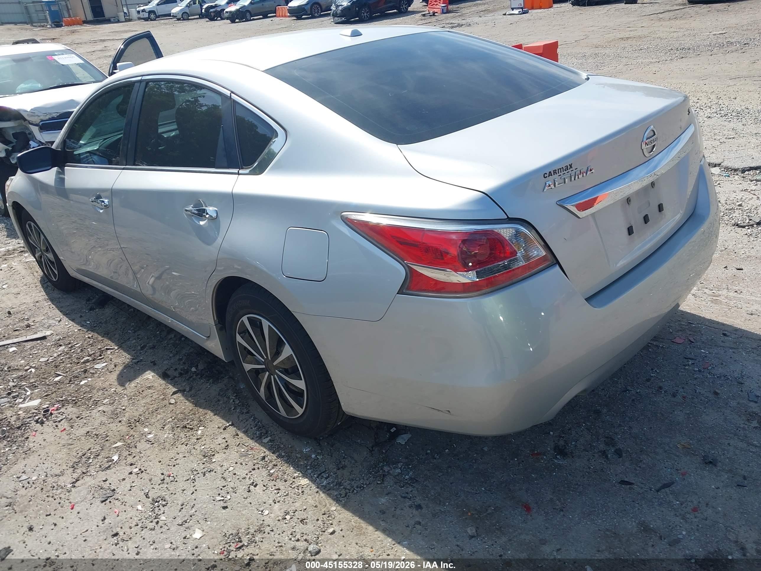 2015 Nissan Altima 2.5/2.5 S/2.5 Sl/2.5 Sv Silver vin: 1N4AL3AP8FC248602