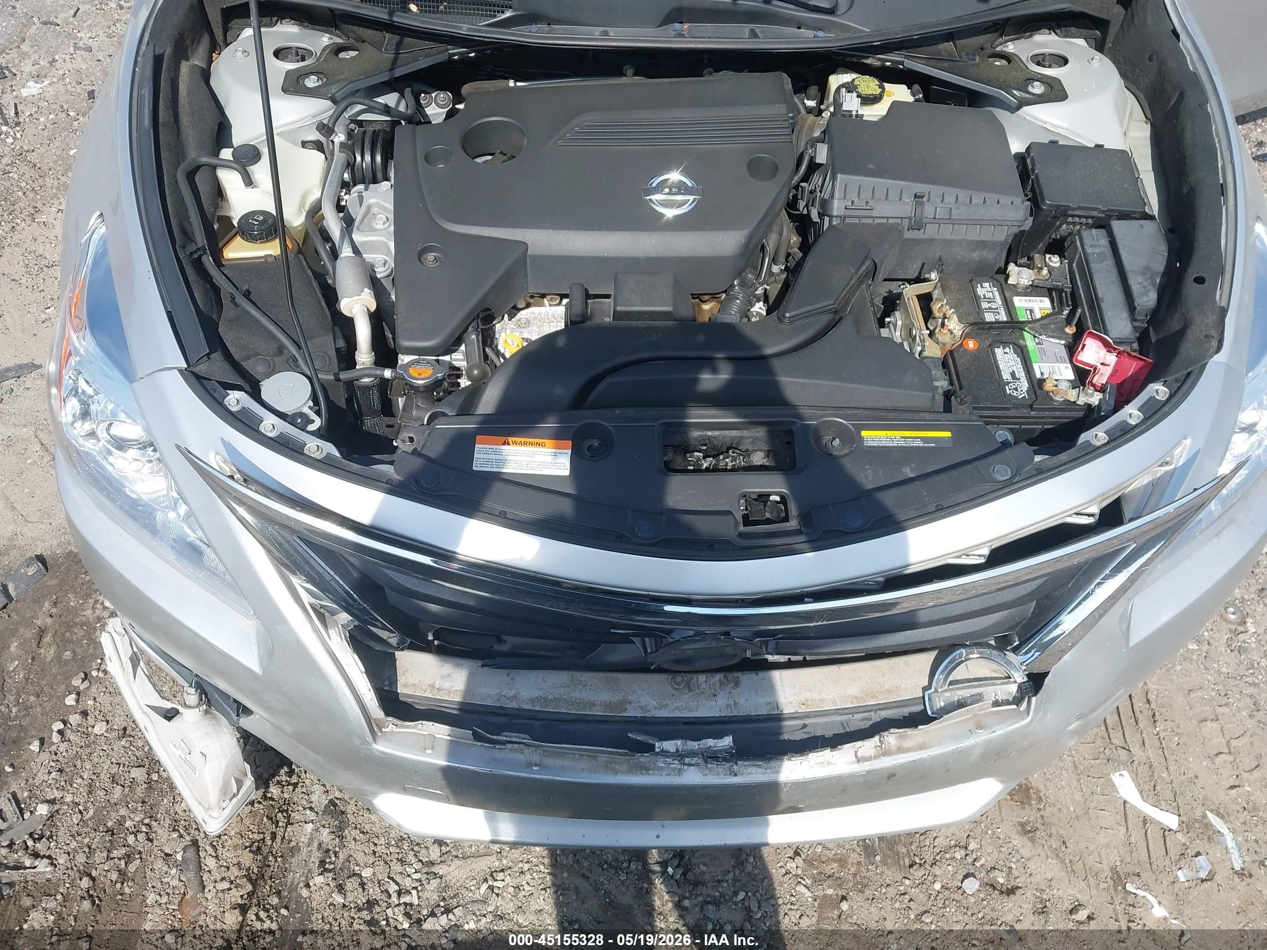 2015 Nissan Altima 2.5/2.5 S/2.5 Sl/2.5 Sv Silver vin: 1N4AL3AP8FC248602