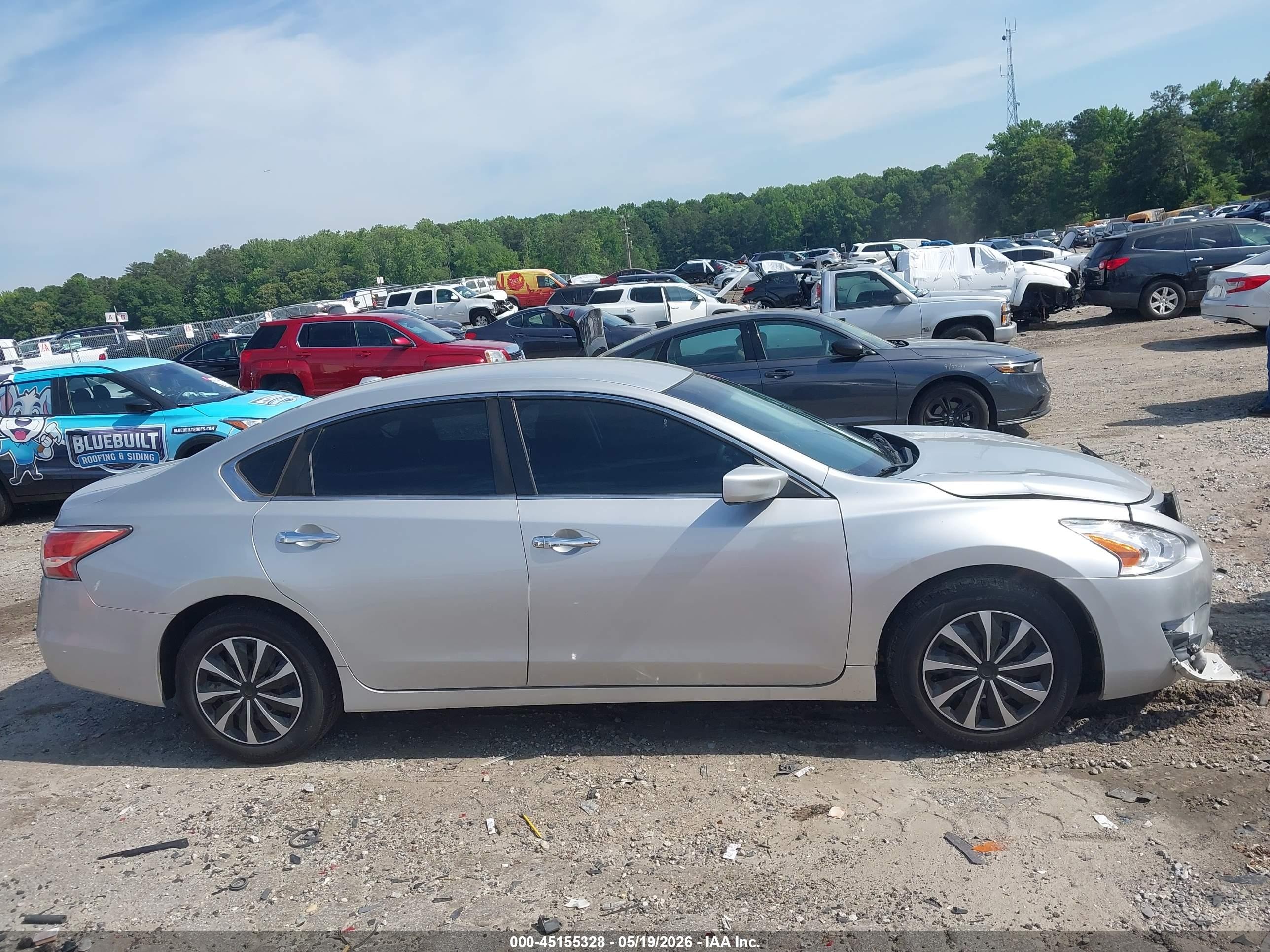 2015 Nissan Altima 2.5/2.5 S/2.5 Sl/2.5 Sv Silver vin: 1N4AL3AP8FC248602