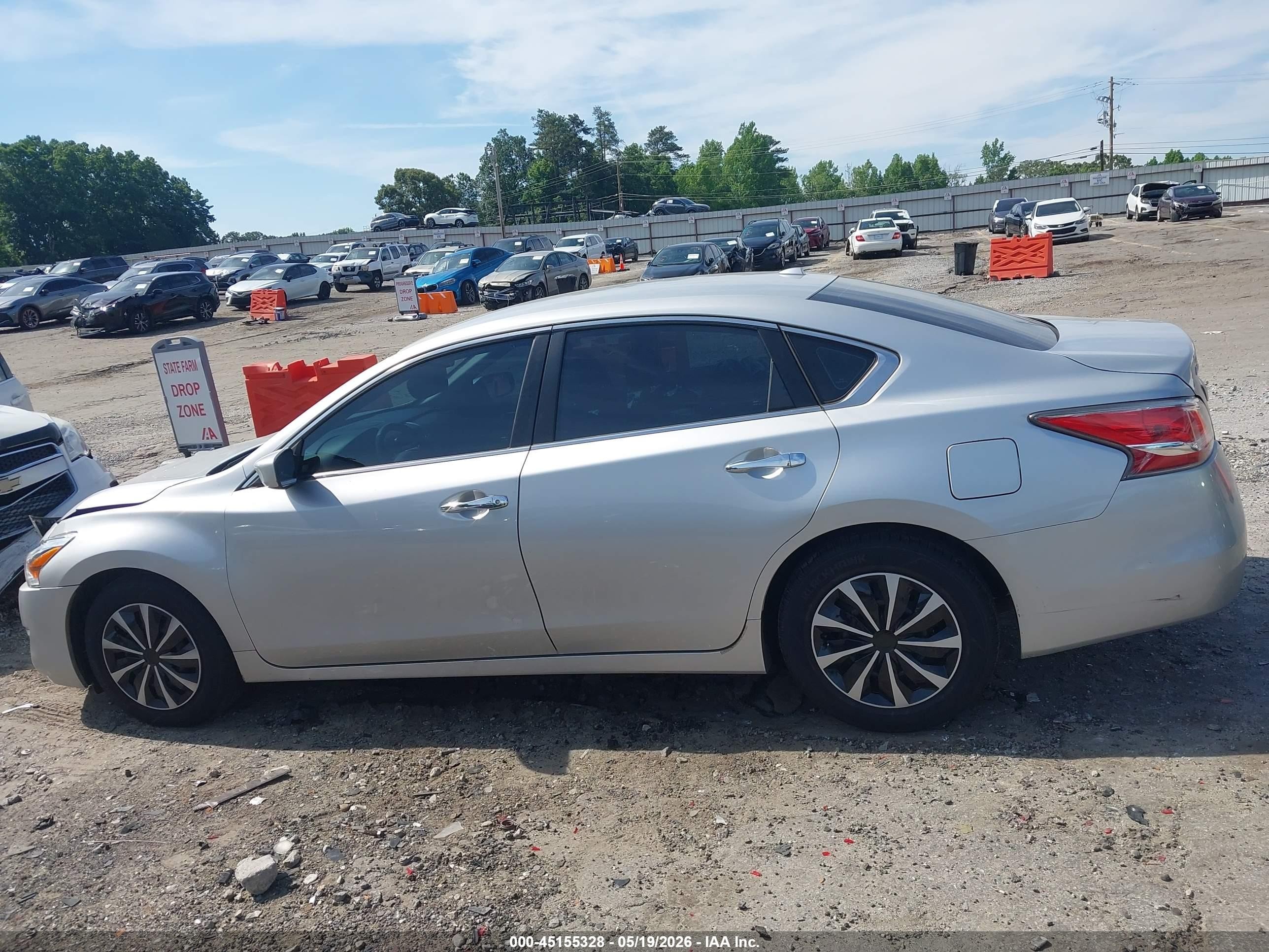 2015 Nissan Altima 2.5/2.5 S/2.5 Sl/2.5 Sv Silver vin: 1N4AL3AP8FC248602