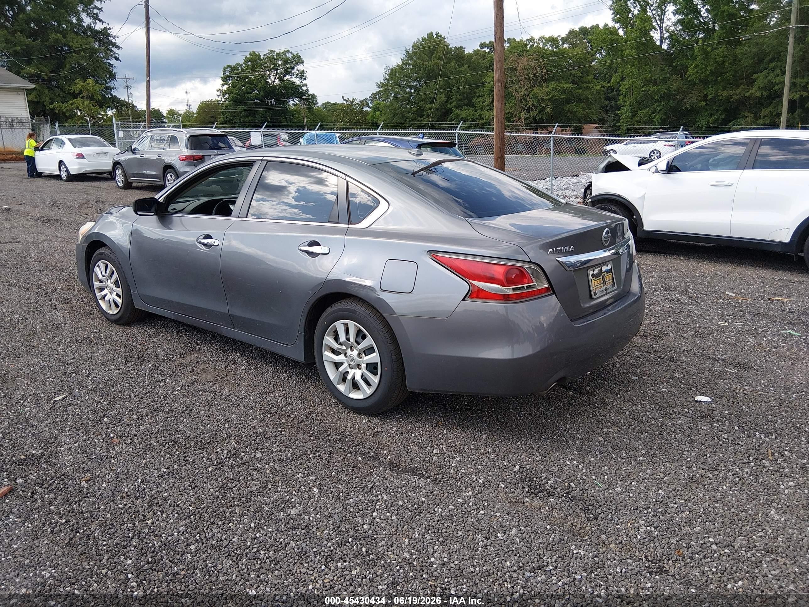 2015 Nissan Altima 2.5/2.5 S/2.5 Sl/2.5 Sv Серый vin: 1N4AL3AP8FC249863