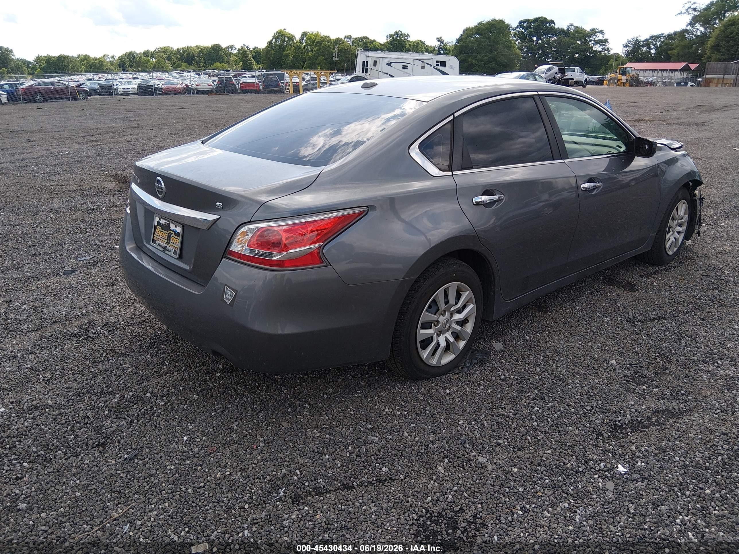 2015 Nissan Altima 2.5/2.5 S/2.5 Sl/2.5 Sv Серый vin: 1N4AL3AP8FC249863