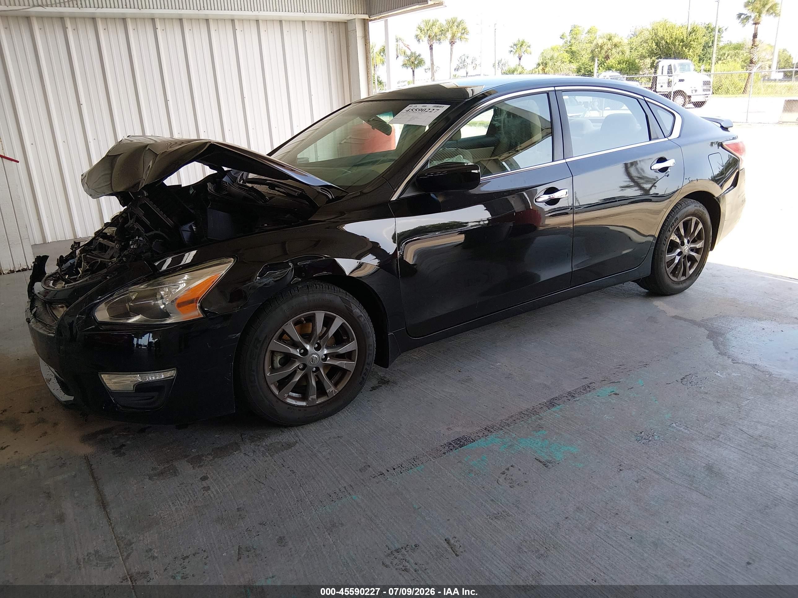 2015 Nissan Altima 2.5 S Black vin: 1N4AL3AP8FC252181
