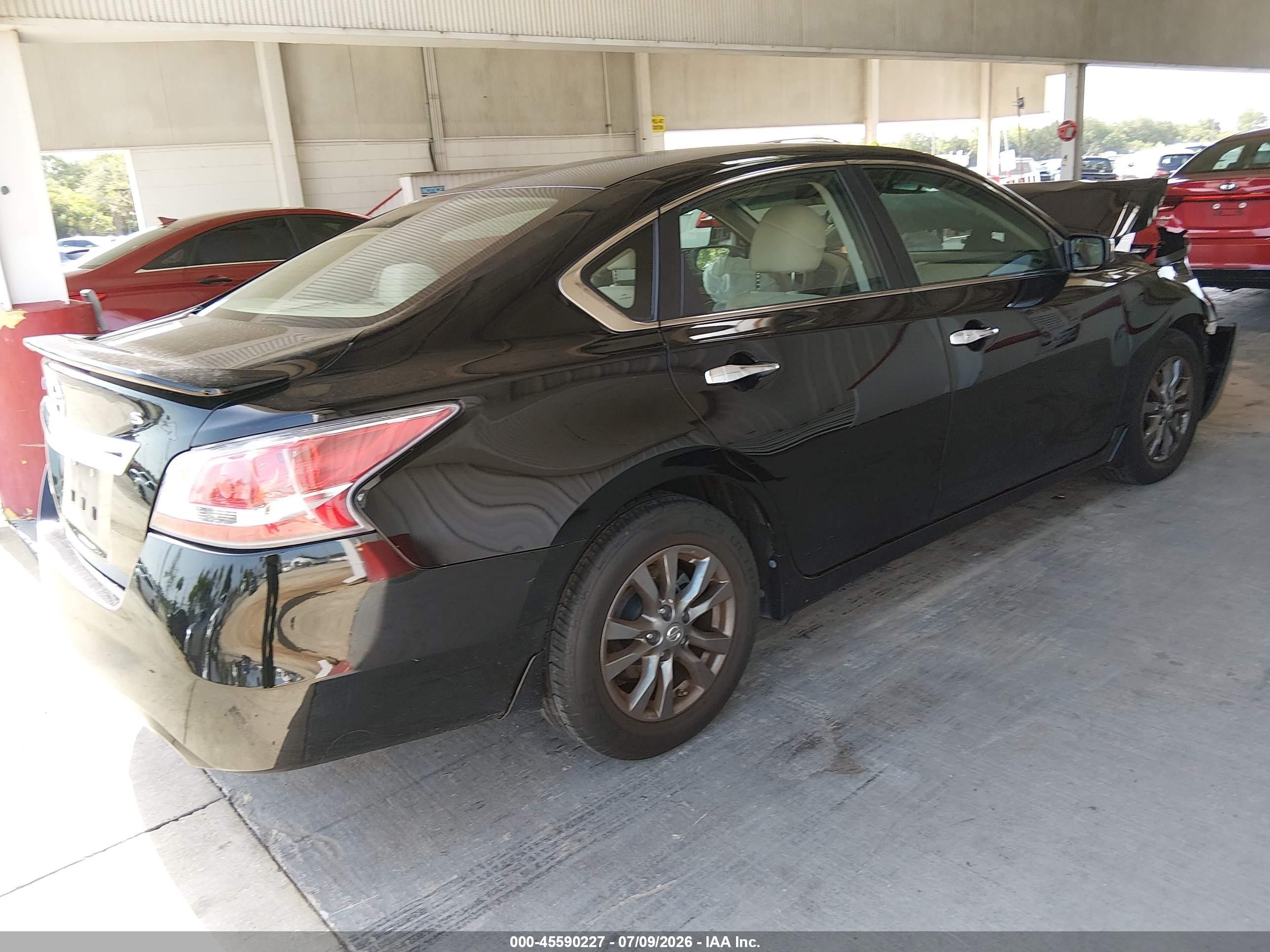 2015 Nissan Altima 2.5 S Black vin: 1N4AL3AP8FC252181