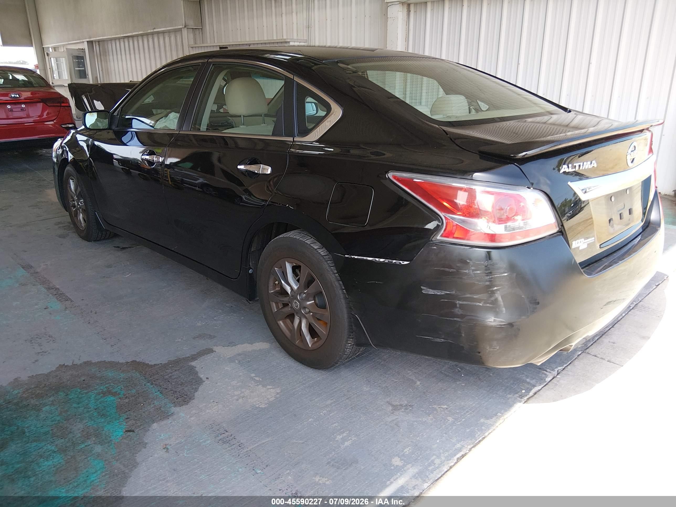 2015 Nissan Altima 2.5 S Black vin: 1N4AL3AP8FC252181