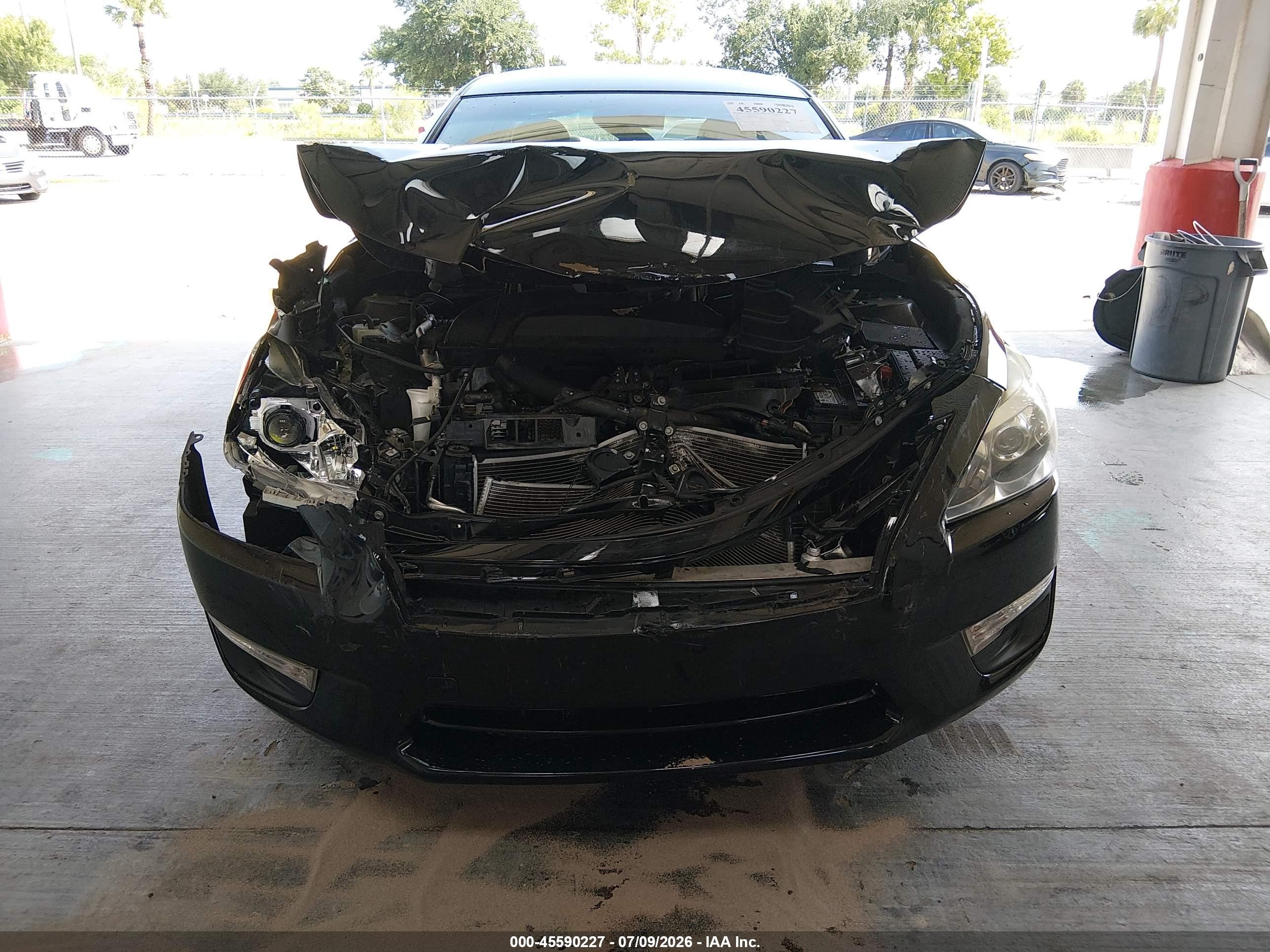 2015 Nissan Altima 2.5 S Black vin: 1N4AL3AP8FC252181
