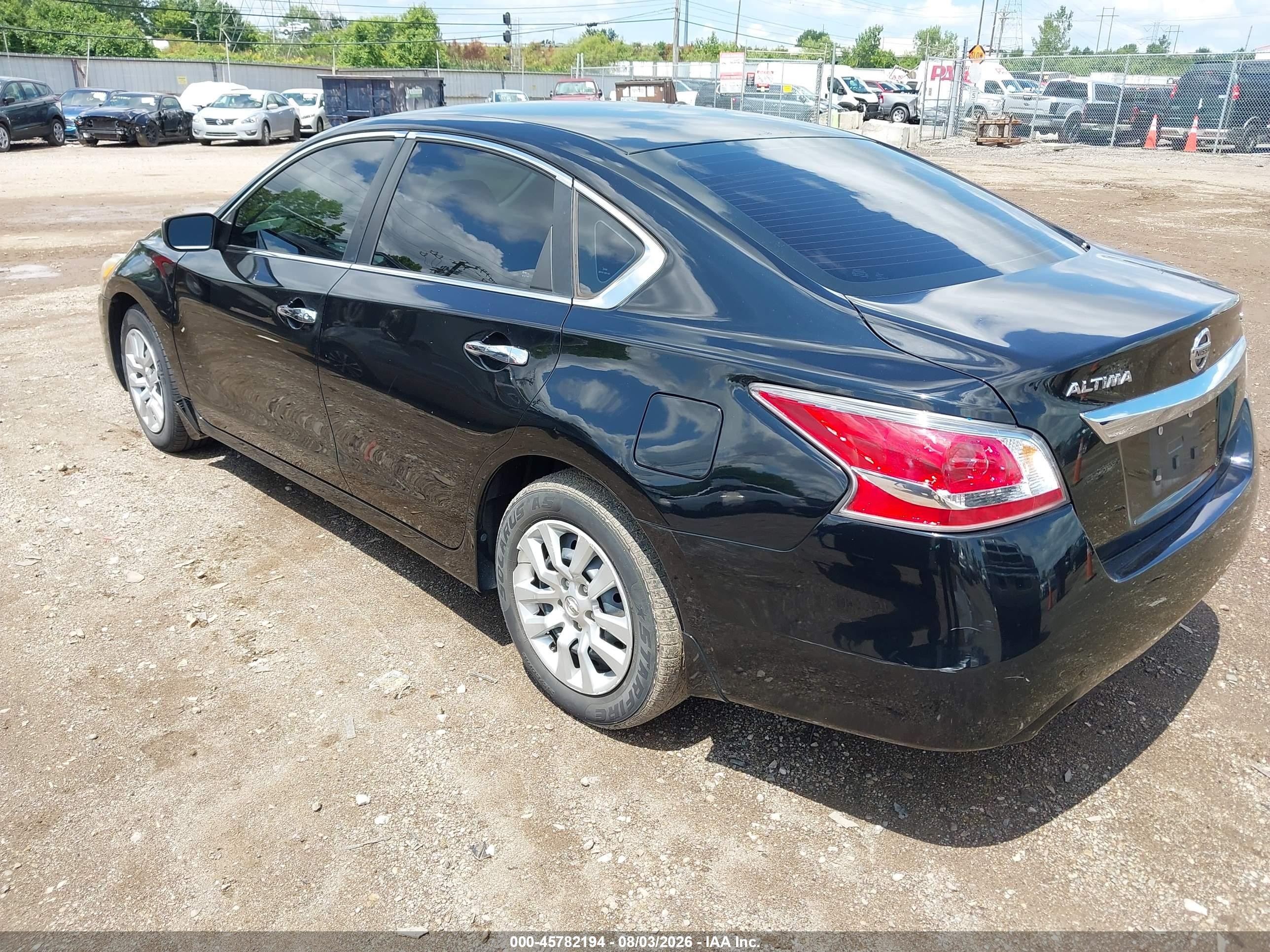 2015 Nissan Altima 2.5 S Black vin: 1N4AL3AP8FC256165