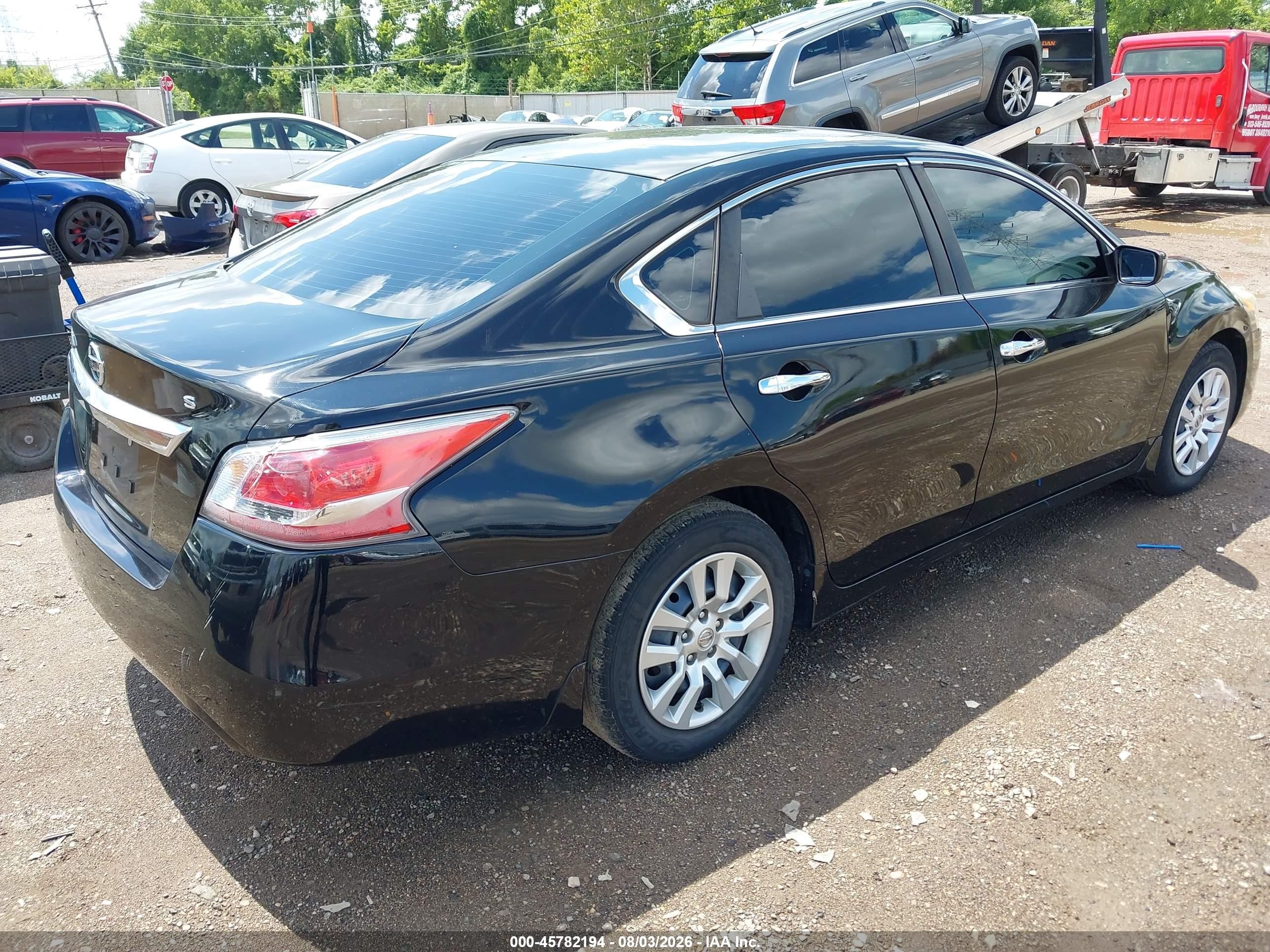 2015 Nissan Altima 2.5 S Black vin: 1N4AL3AP8FC256165