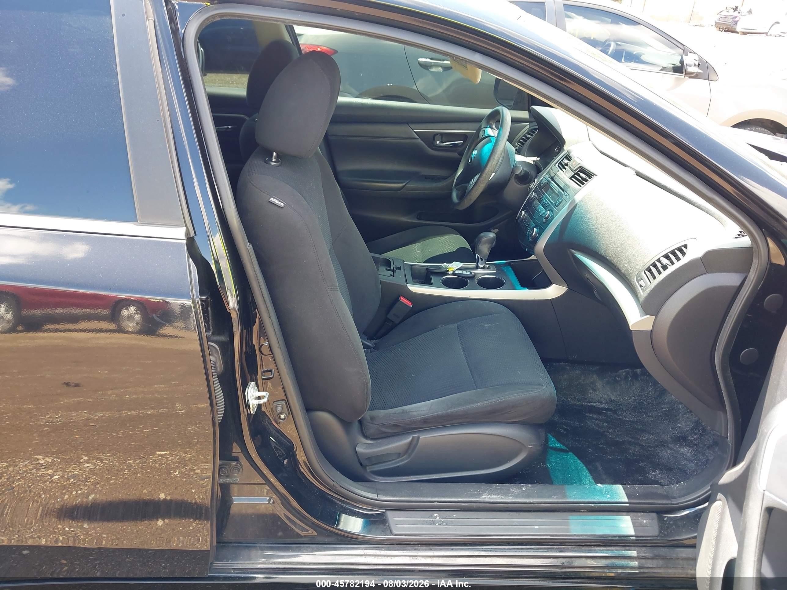 2015 Nissan Altima 2.5 S Black vin: 1N4AL3AP8FC256165